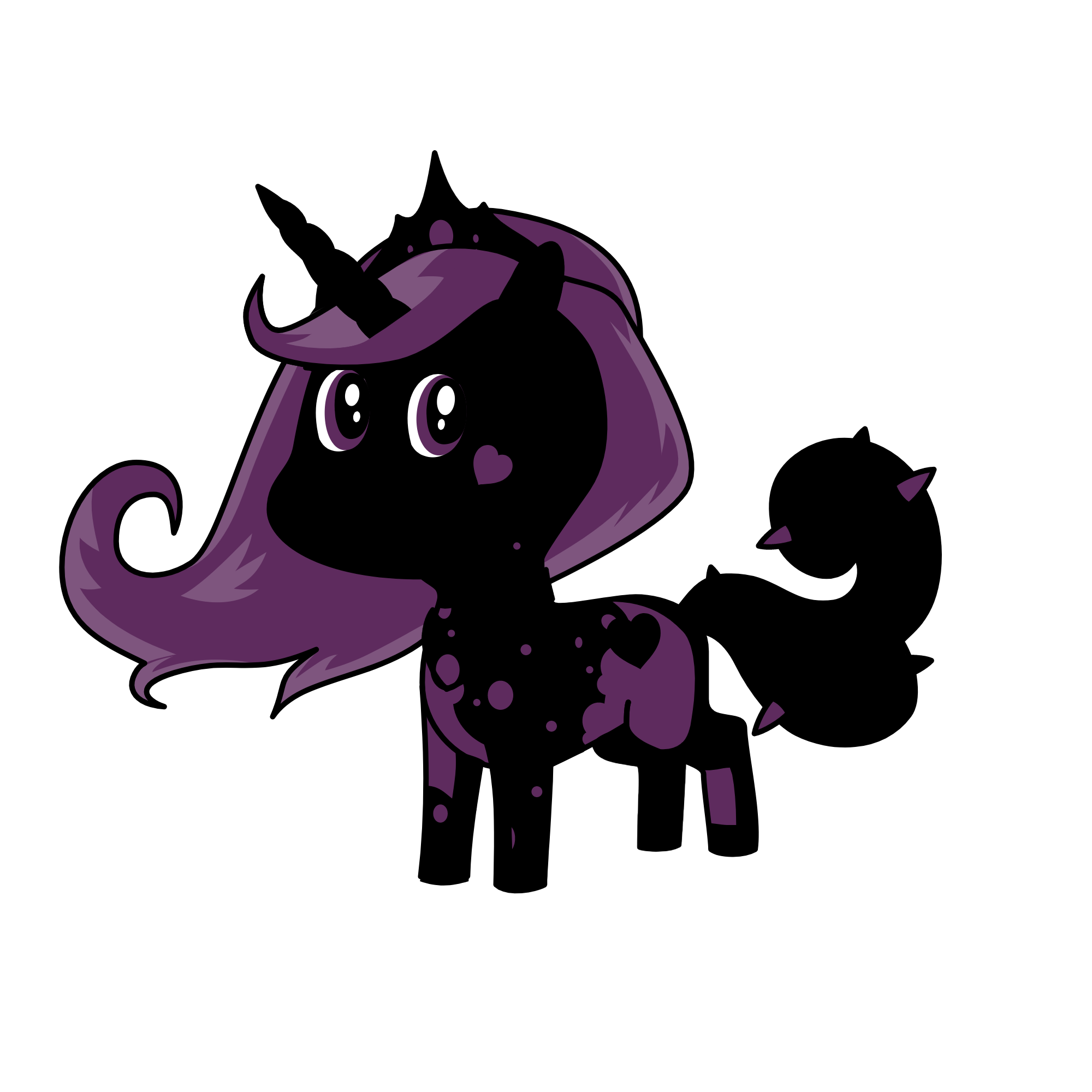 Darkina, the unicorn