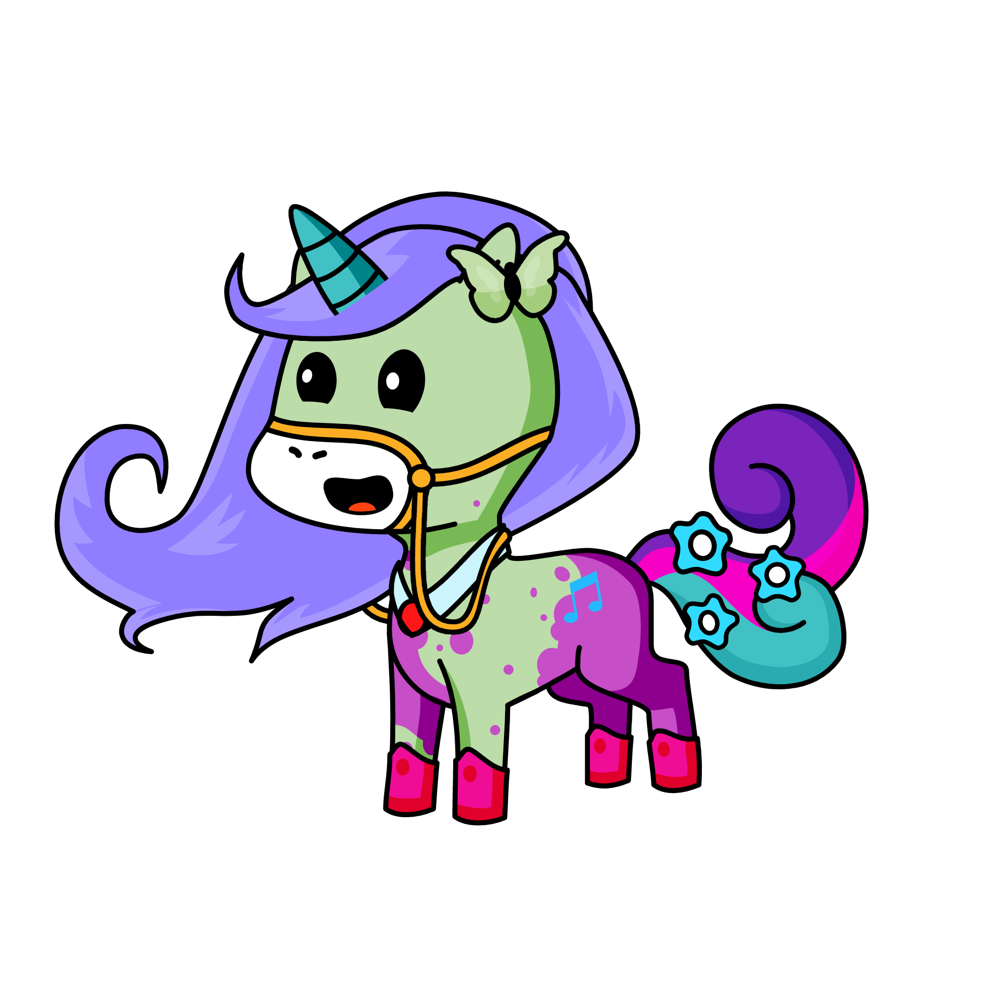 Tini, the unicorn