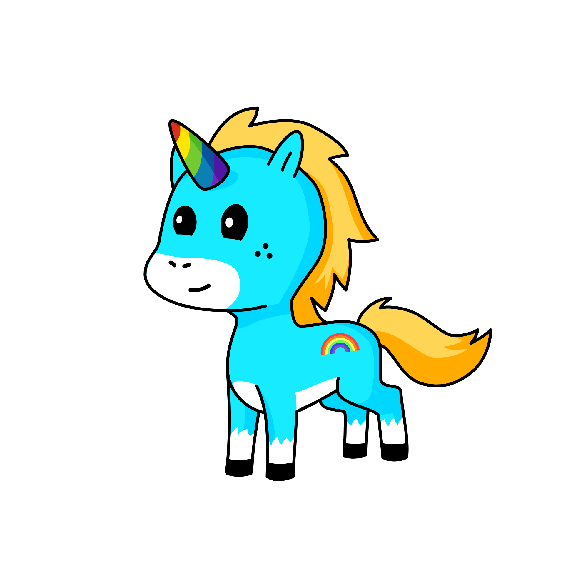 ranibow, the unicorn