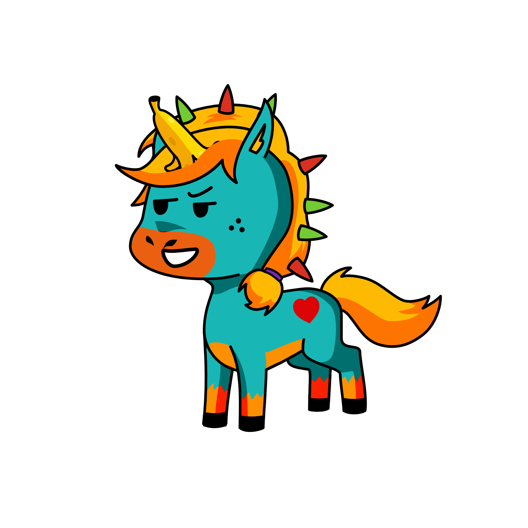 Muchy, the unicorn