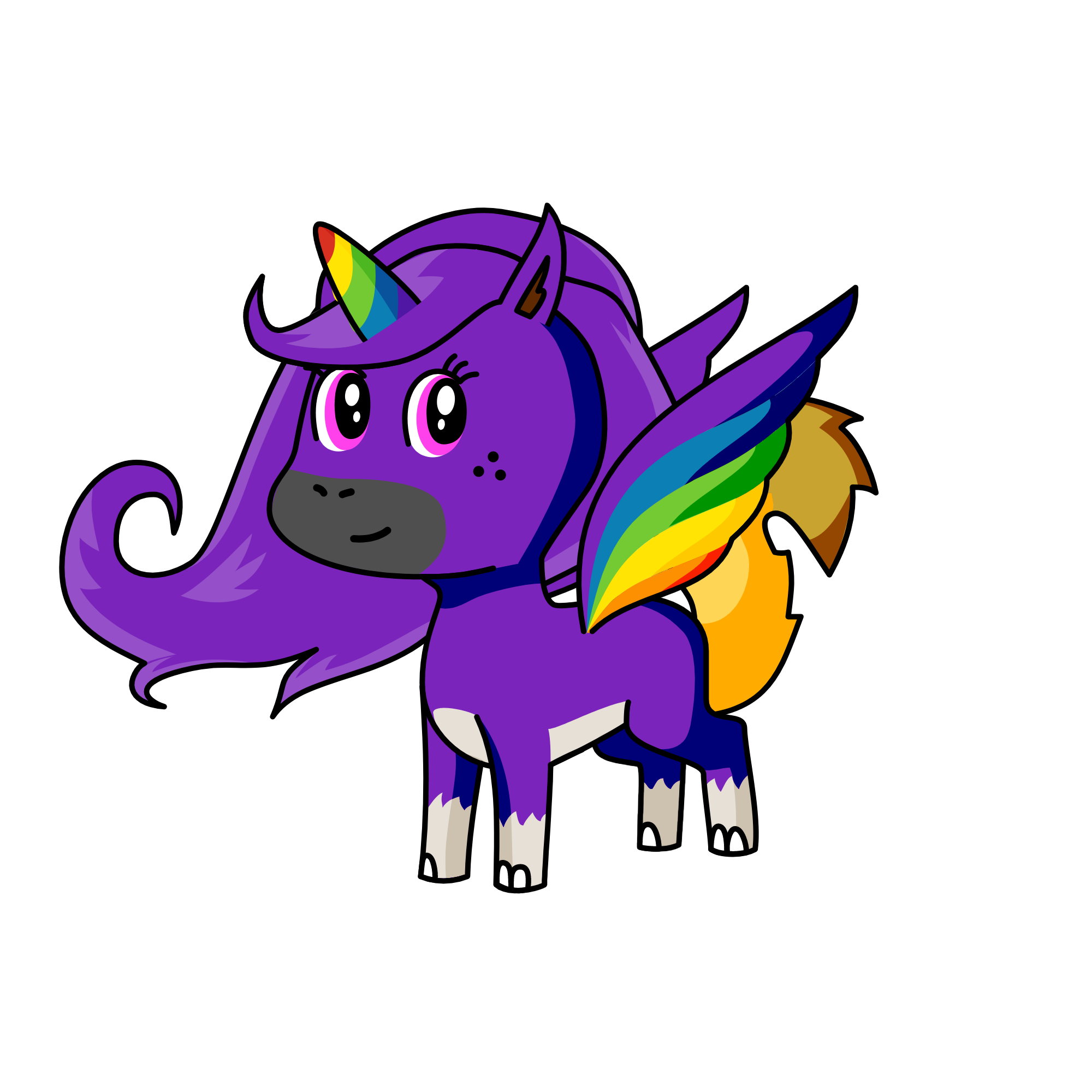 BJ, the unicorn