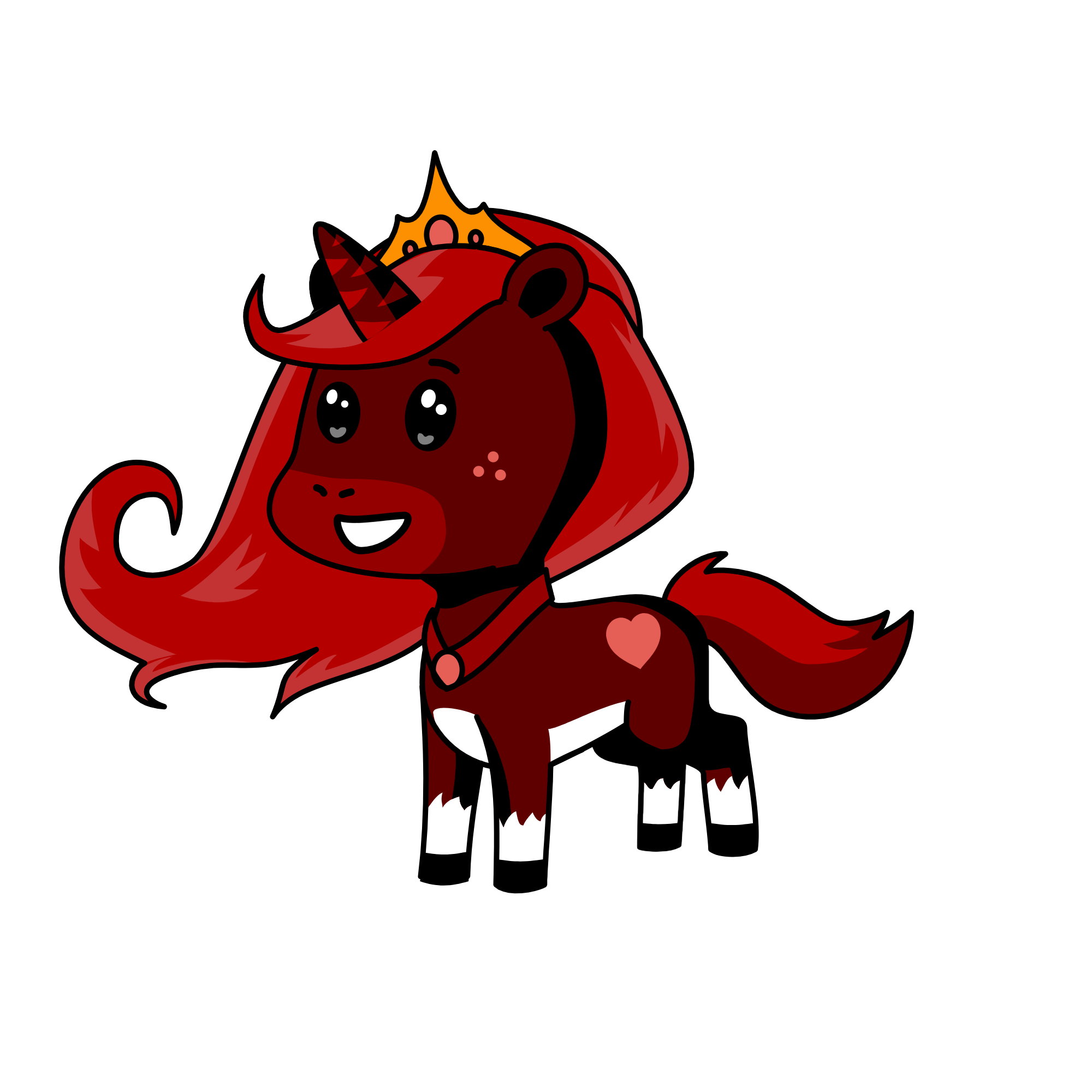 StrawberryHeart, the unicorn