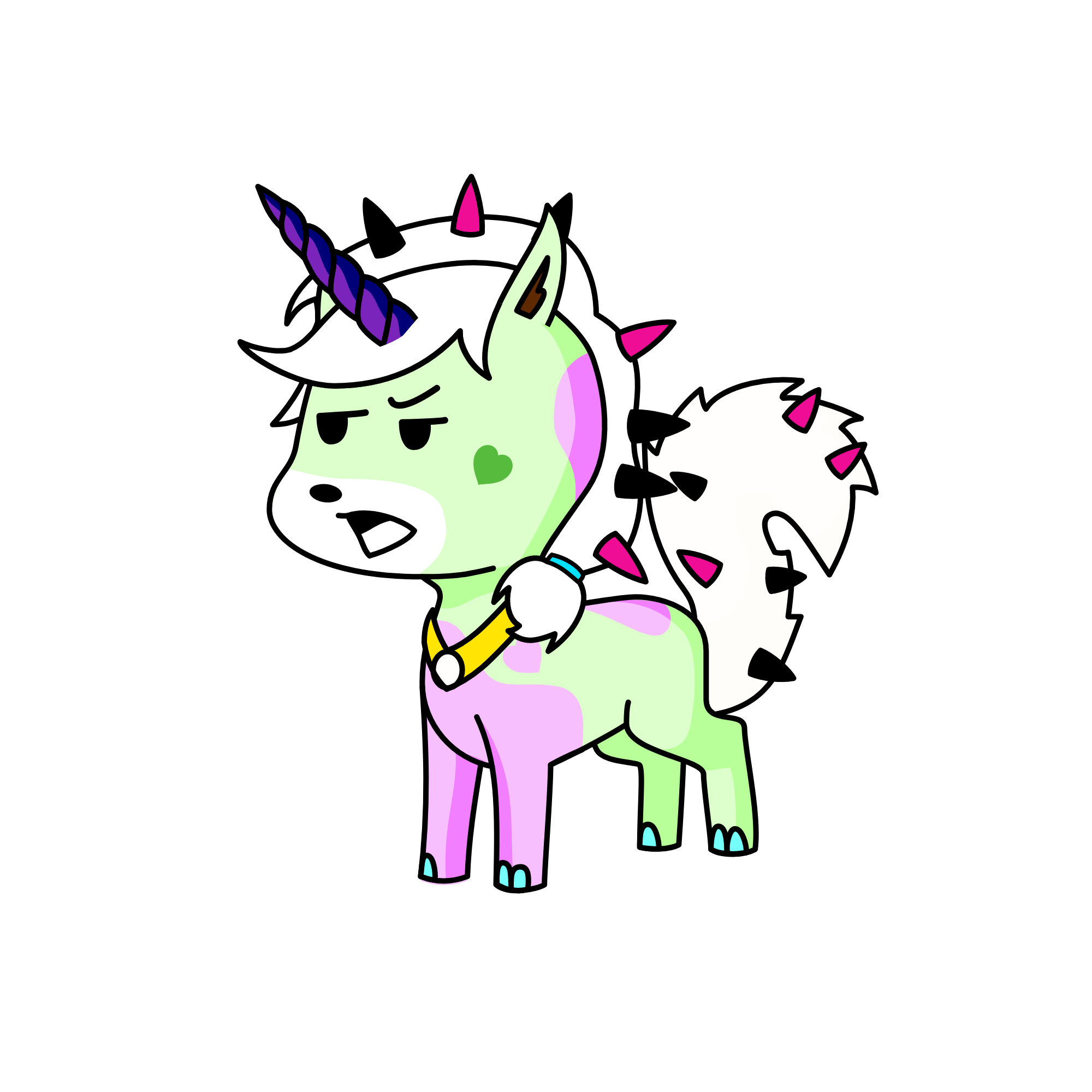 Akaino Wolf Corvinal, the unicorn