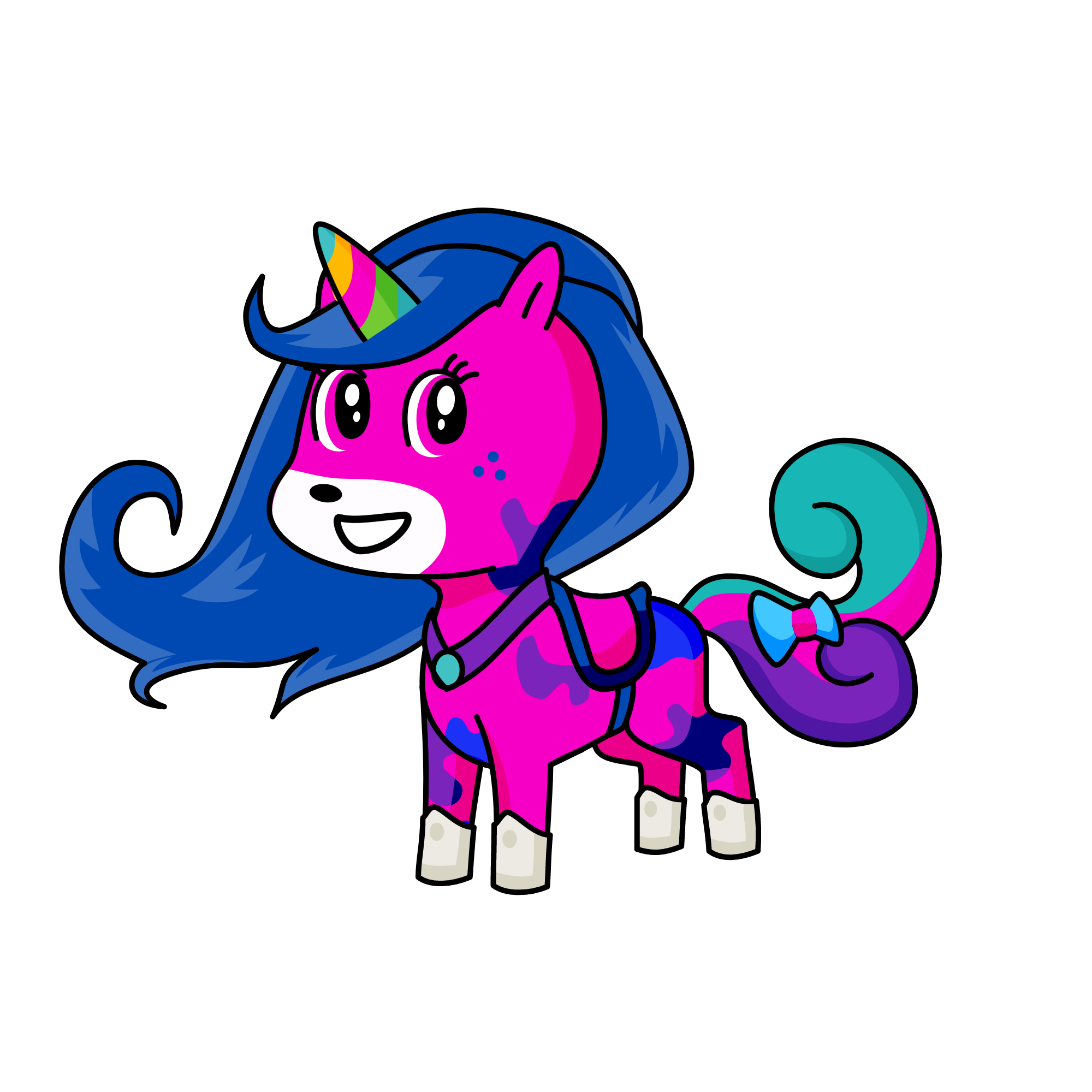 pinky, the unicorn