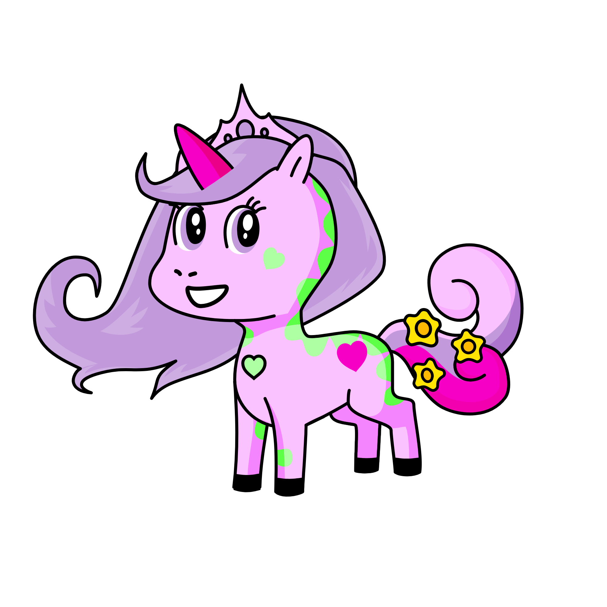 pastel, the unicorn