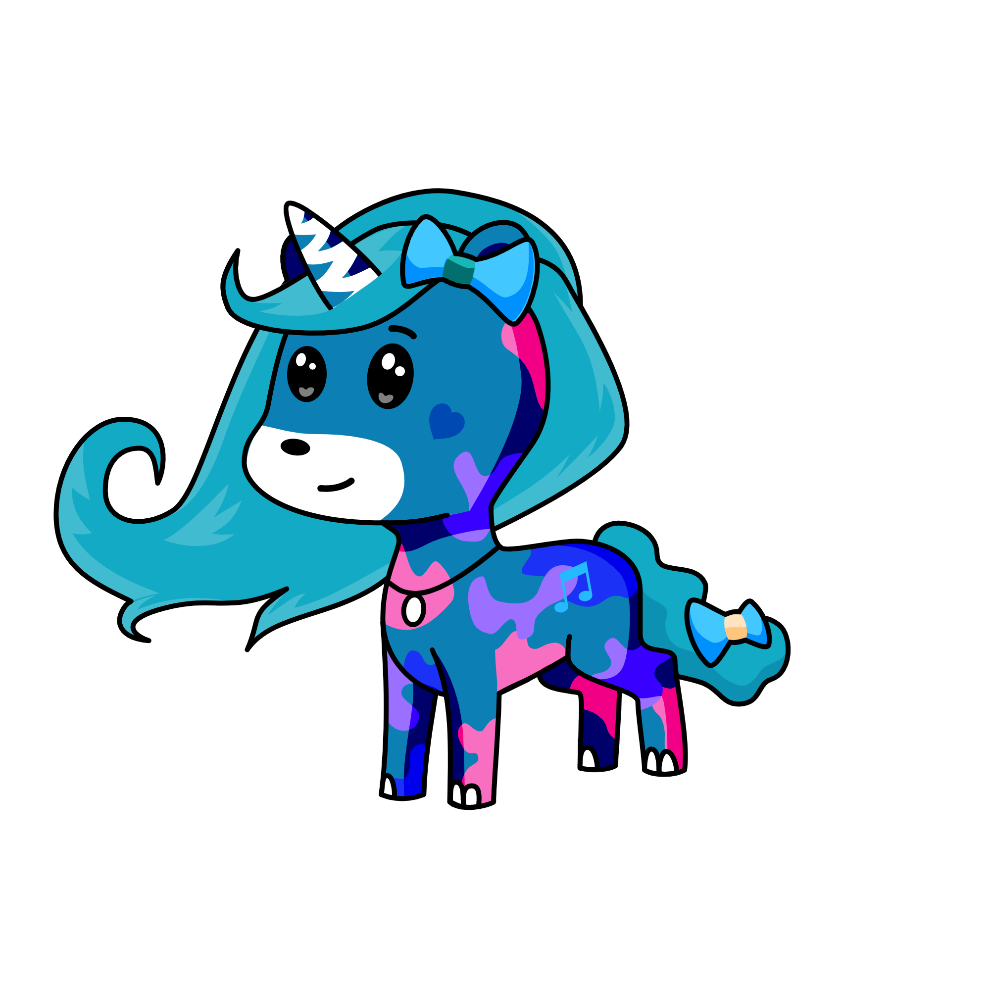 Lady, the unicorn