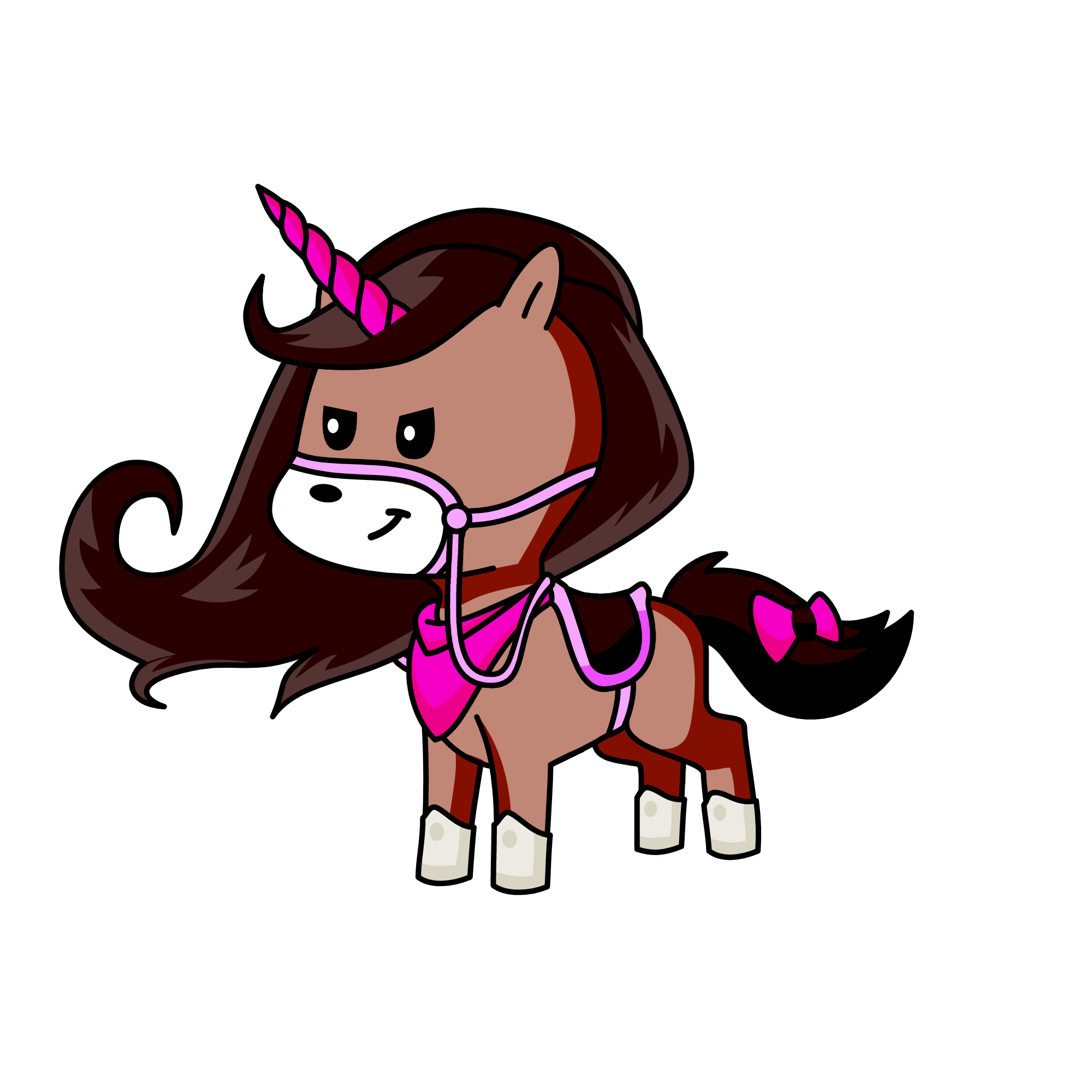 Cotton(is a trained horse), the unicorn