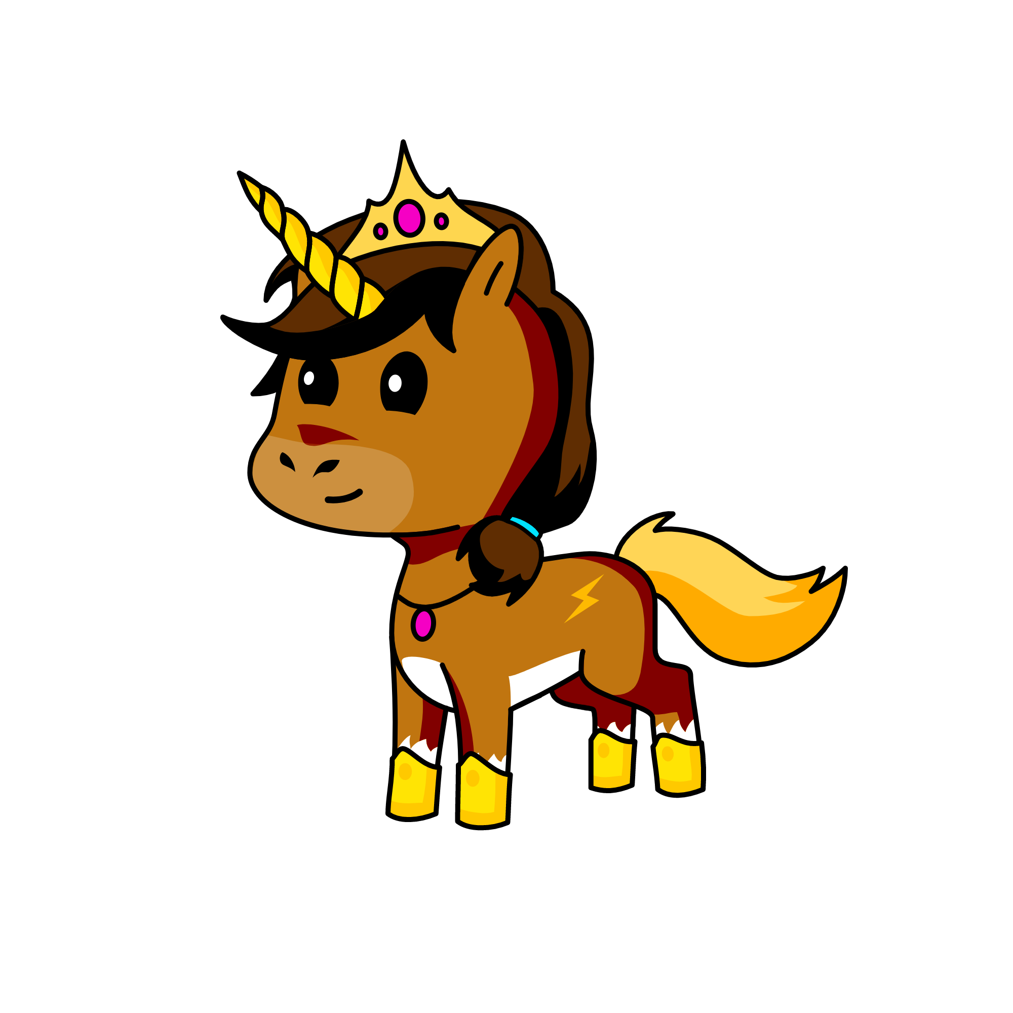 Midnight, the unicorn