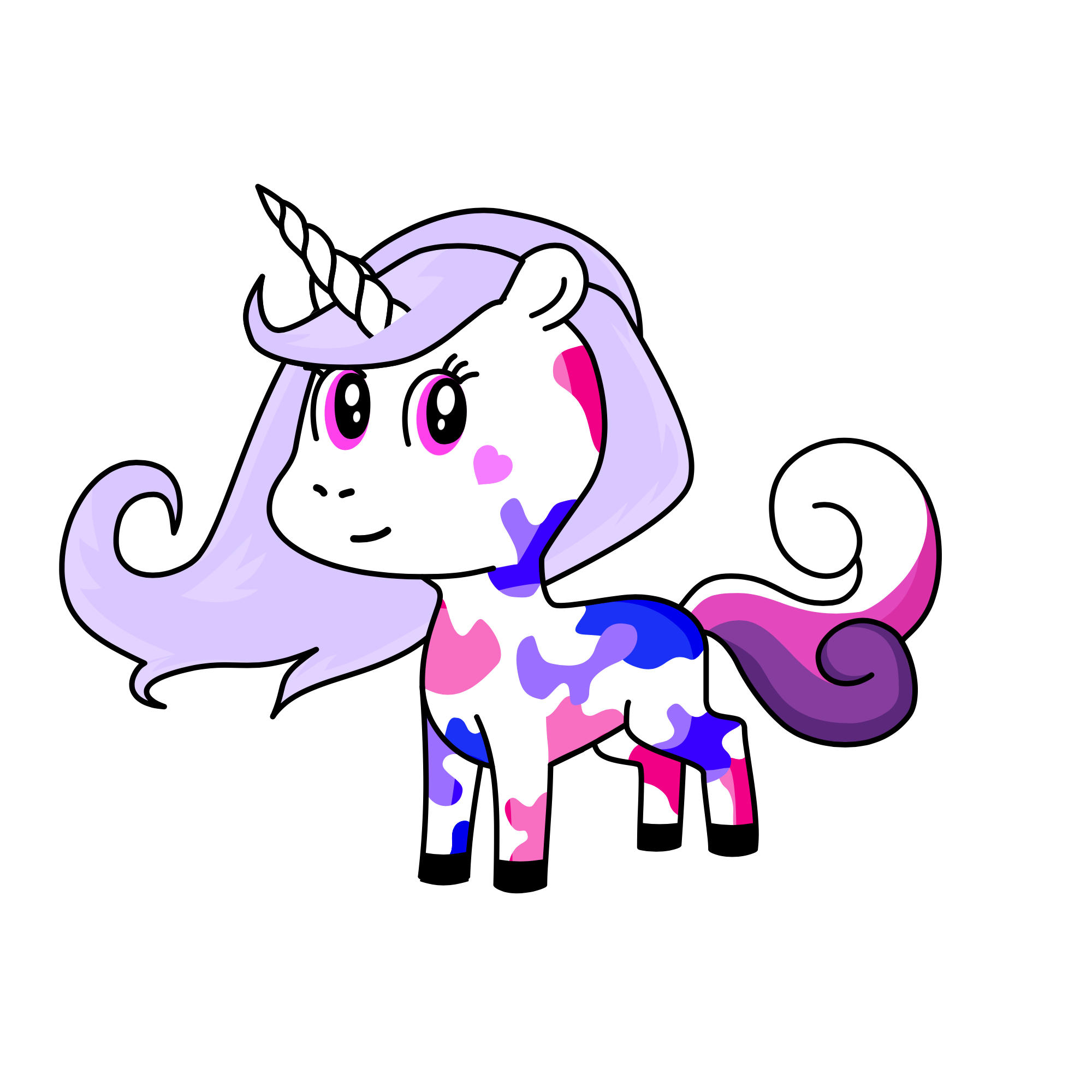 Painty corn, the unicorn