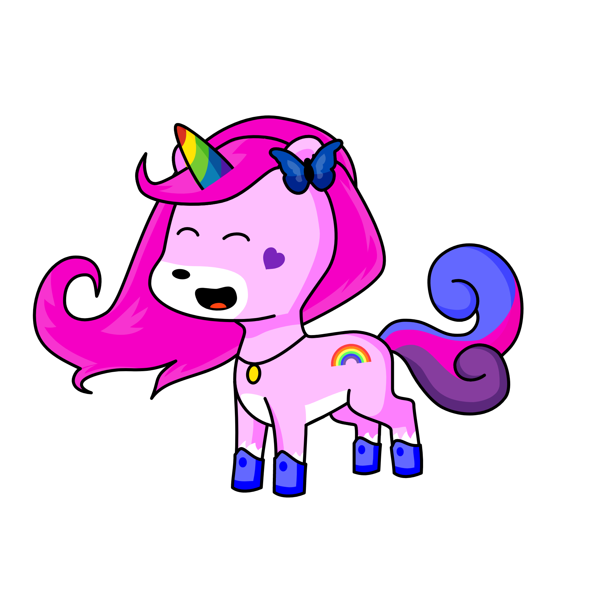 rainbow, the unicorn