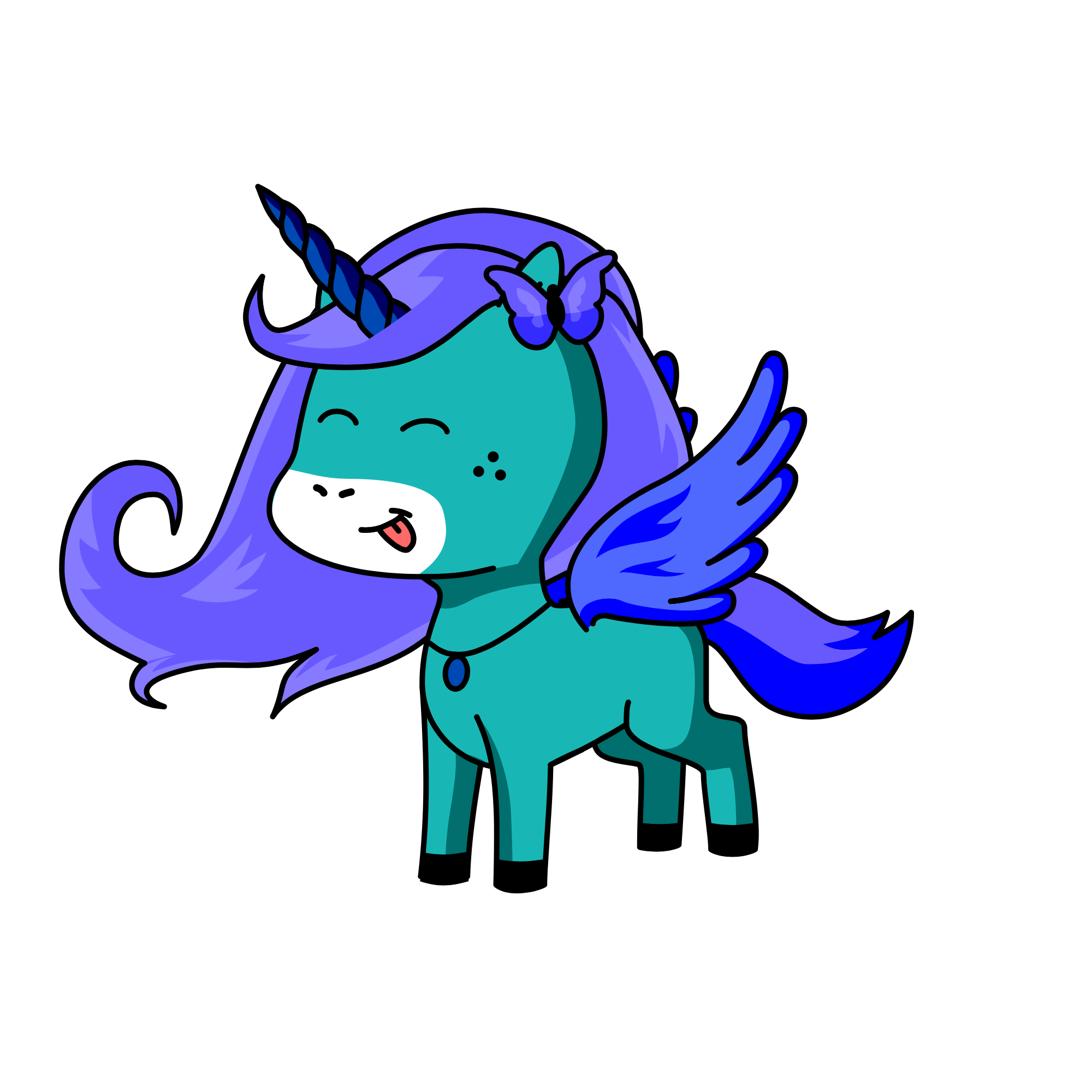 Midnight, the unicorn