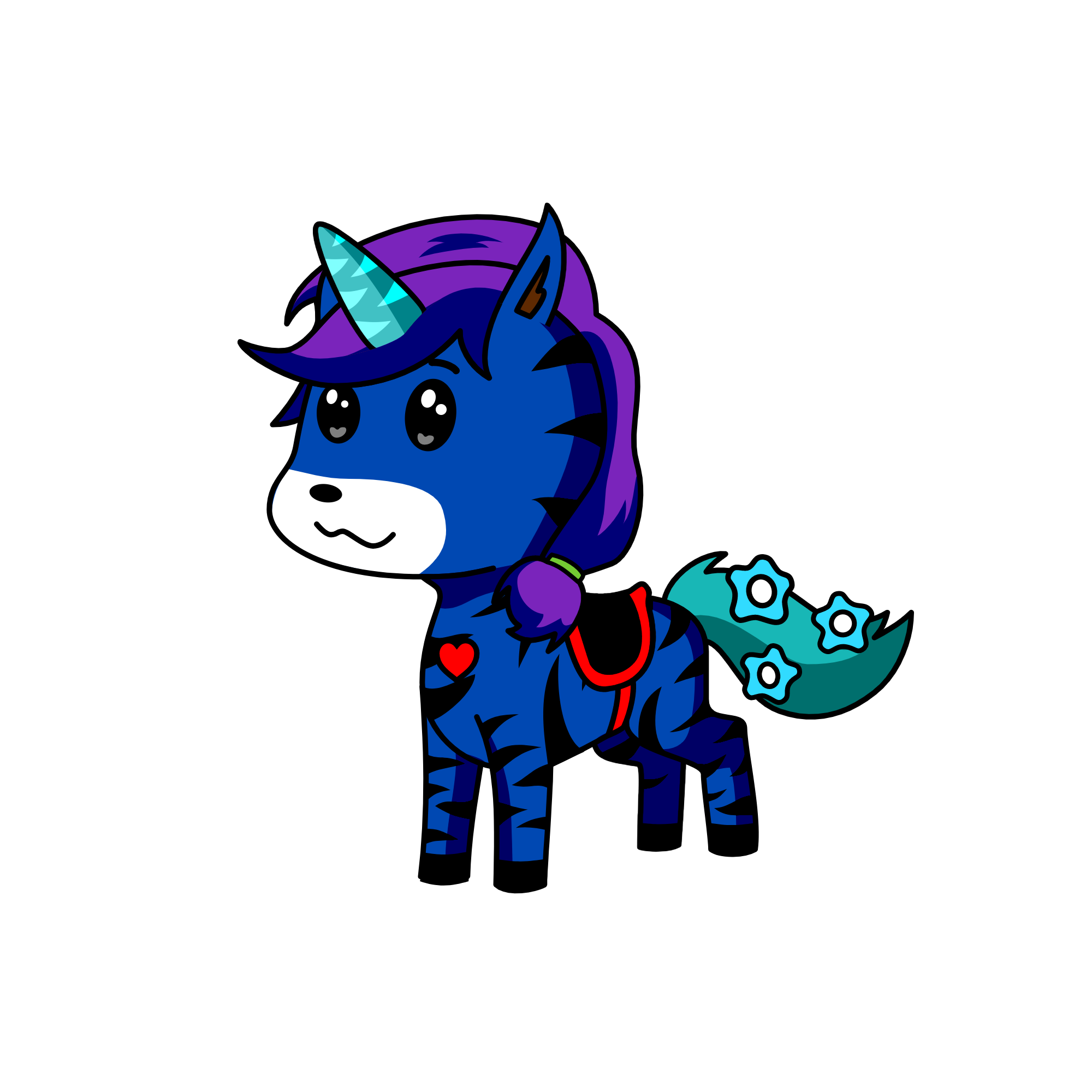 darkie, the unicorn