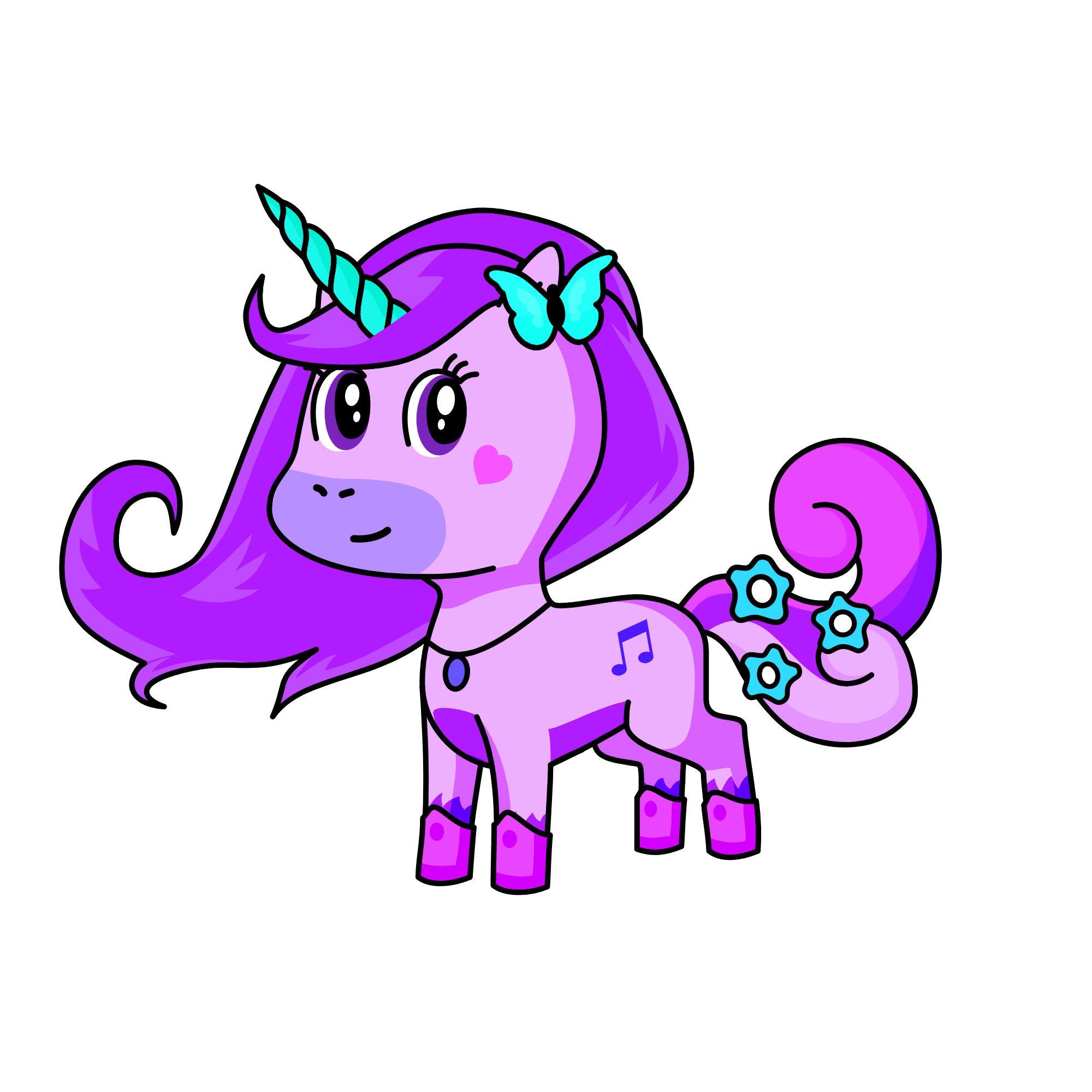 Melanie, the unicorn