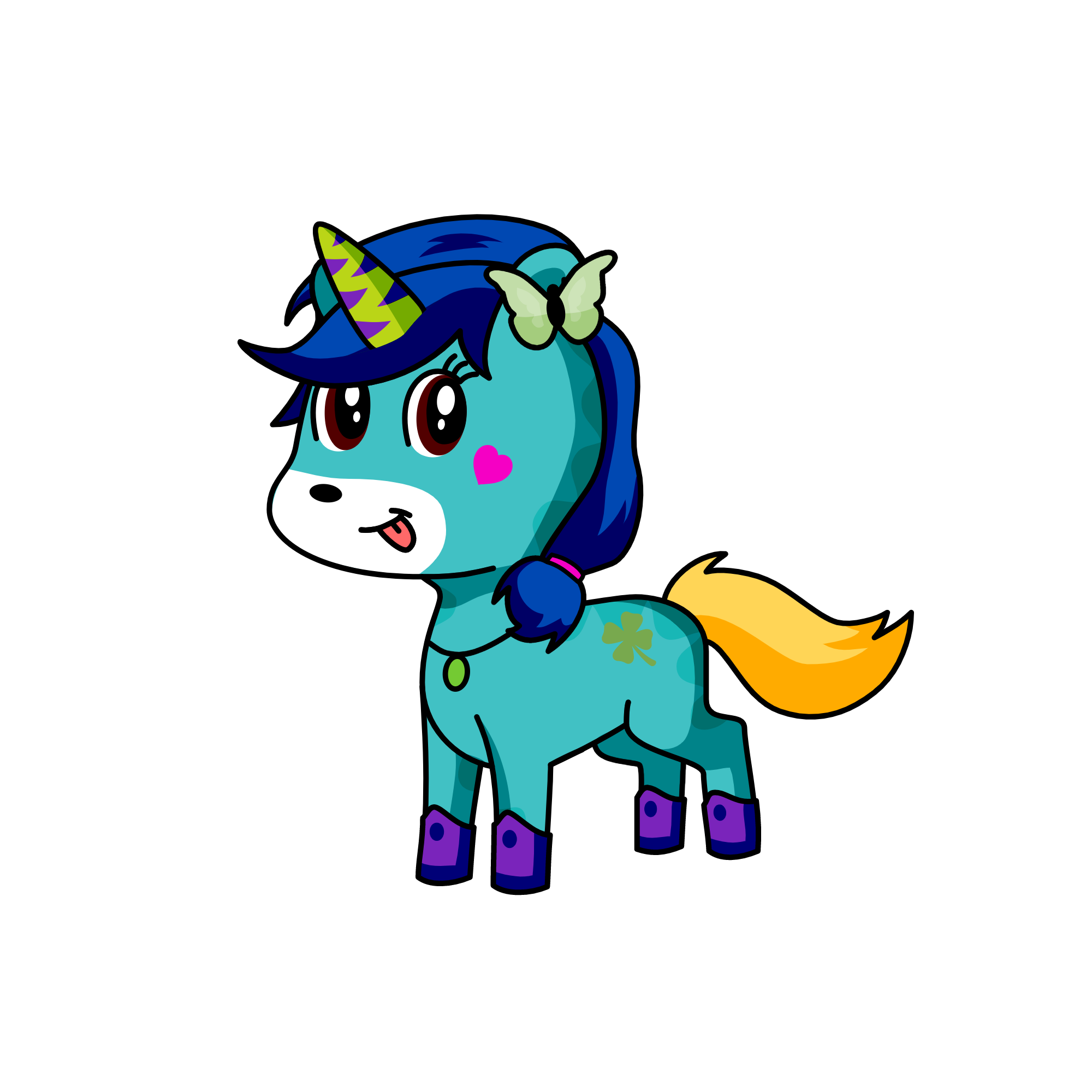 Scarlet, the unicorn