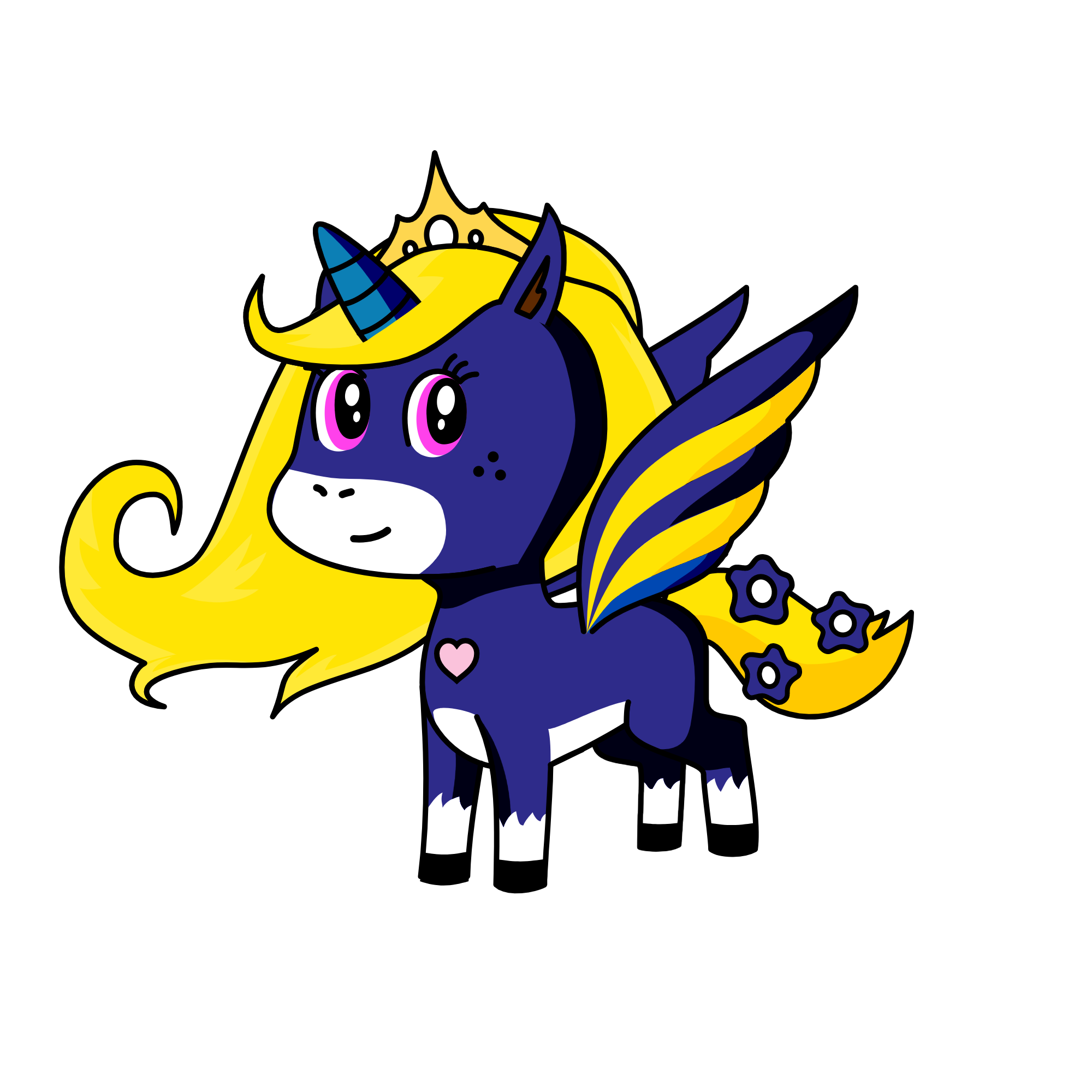 stararellea (or star), the unicorn