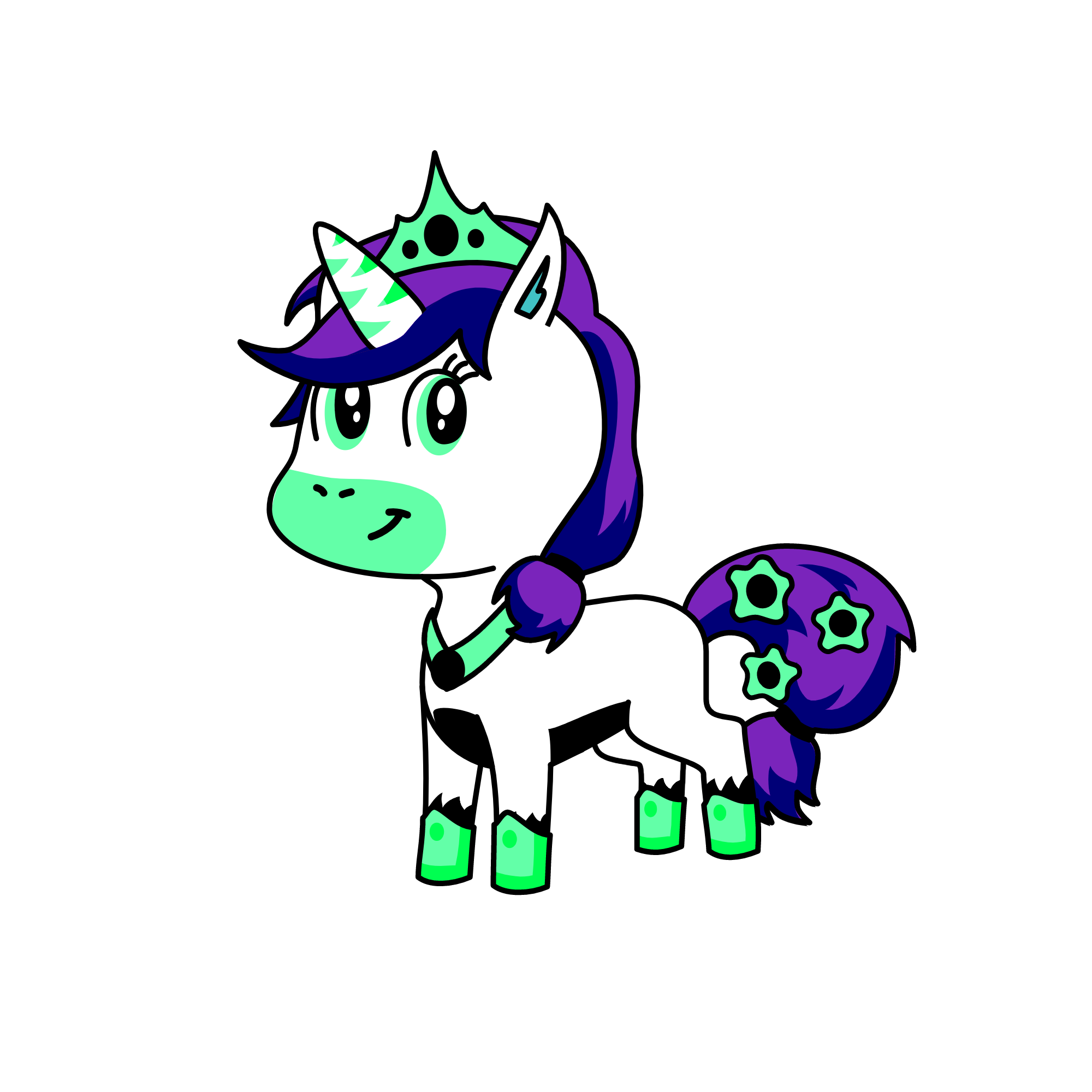 LA REINA JAVIERA, the unicorn