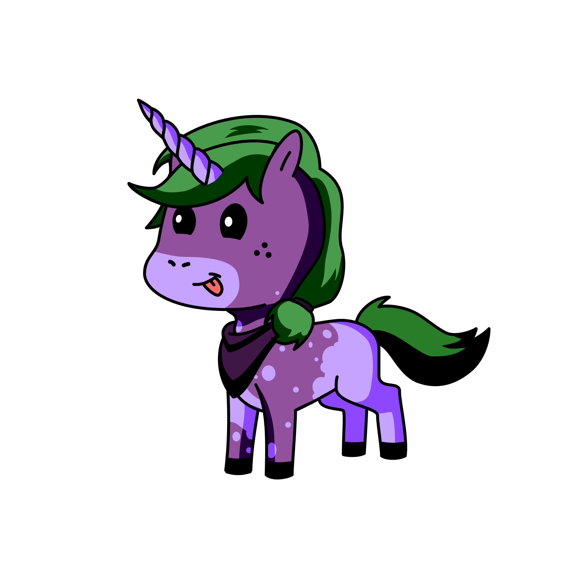 Rainbow , the unicorn