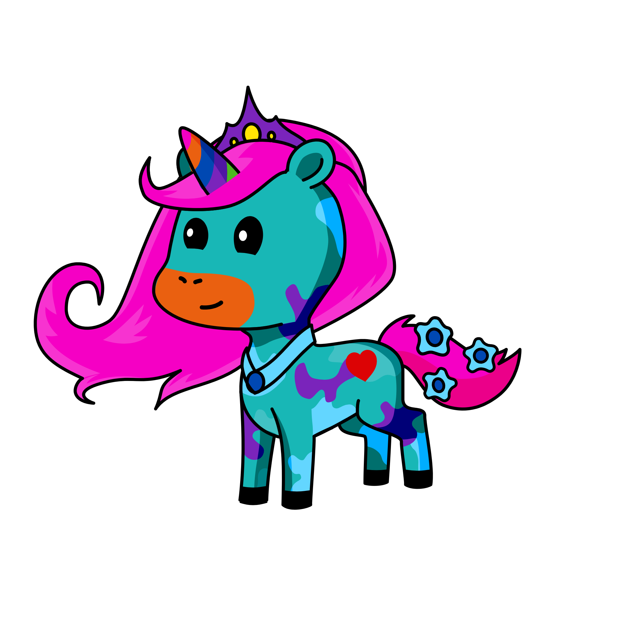 Sky, the unicorn