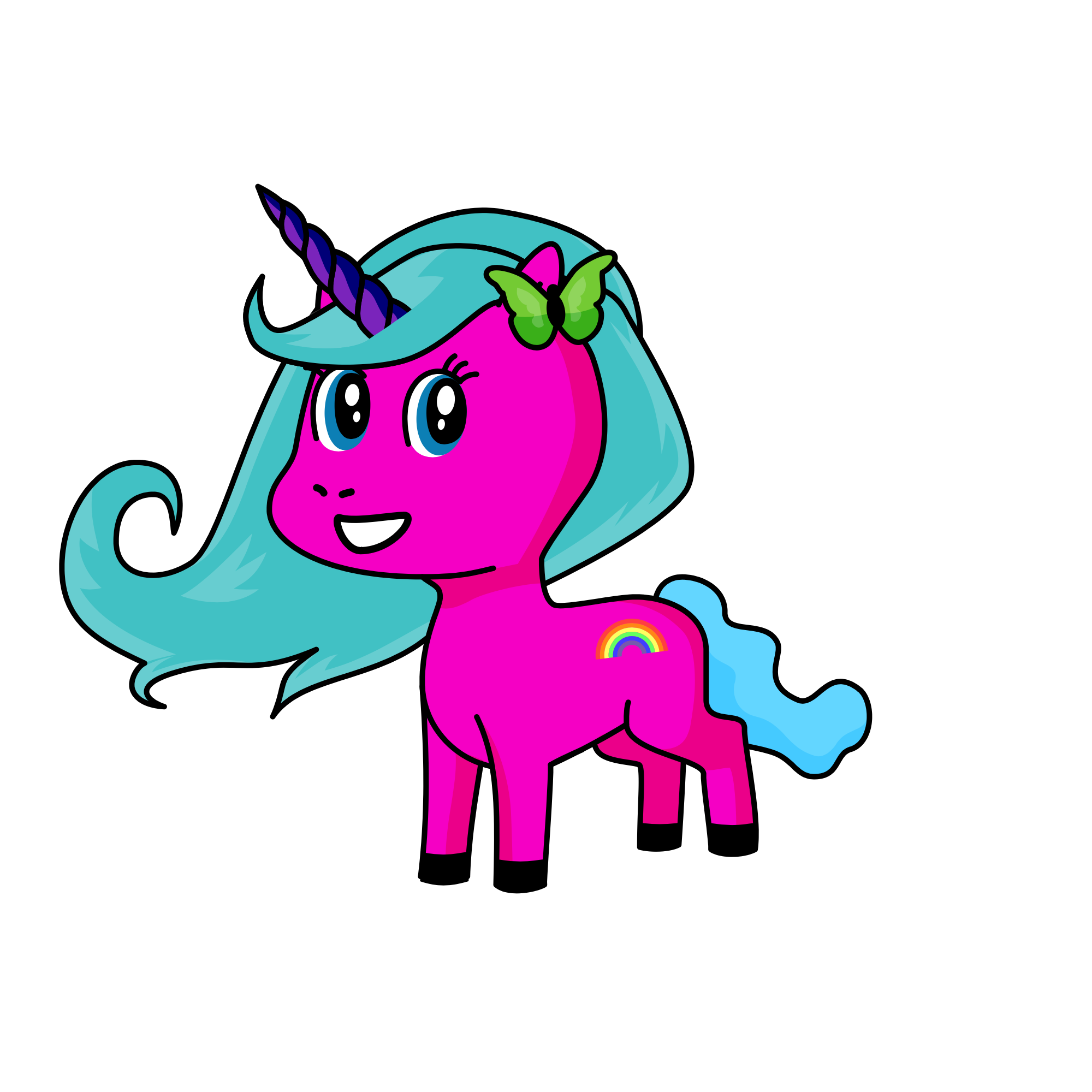 Sunny, the unicorn