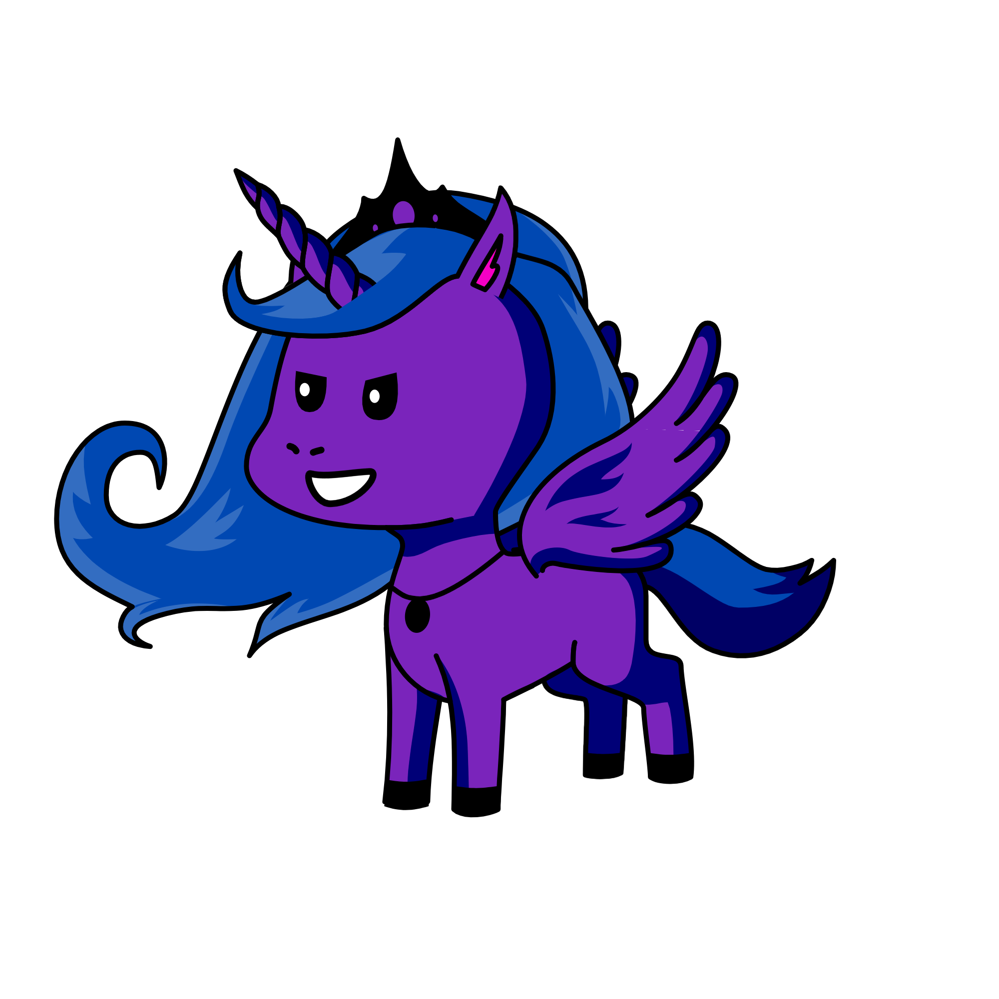 Hip Pop/ Twin of Pop, the unicorn