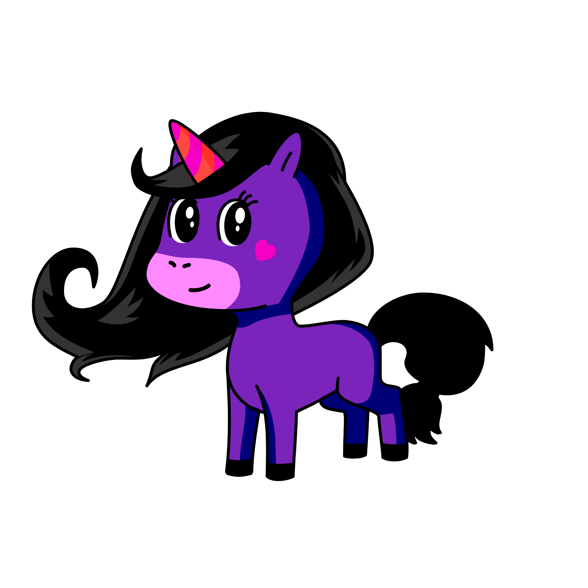 Scarlett Sugarlumps, the unicorn