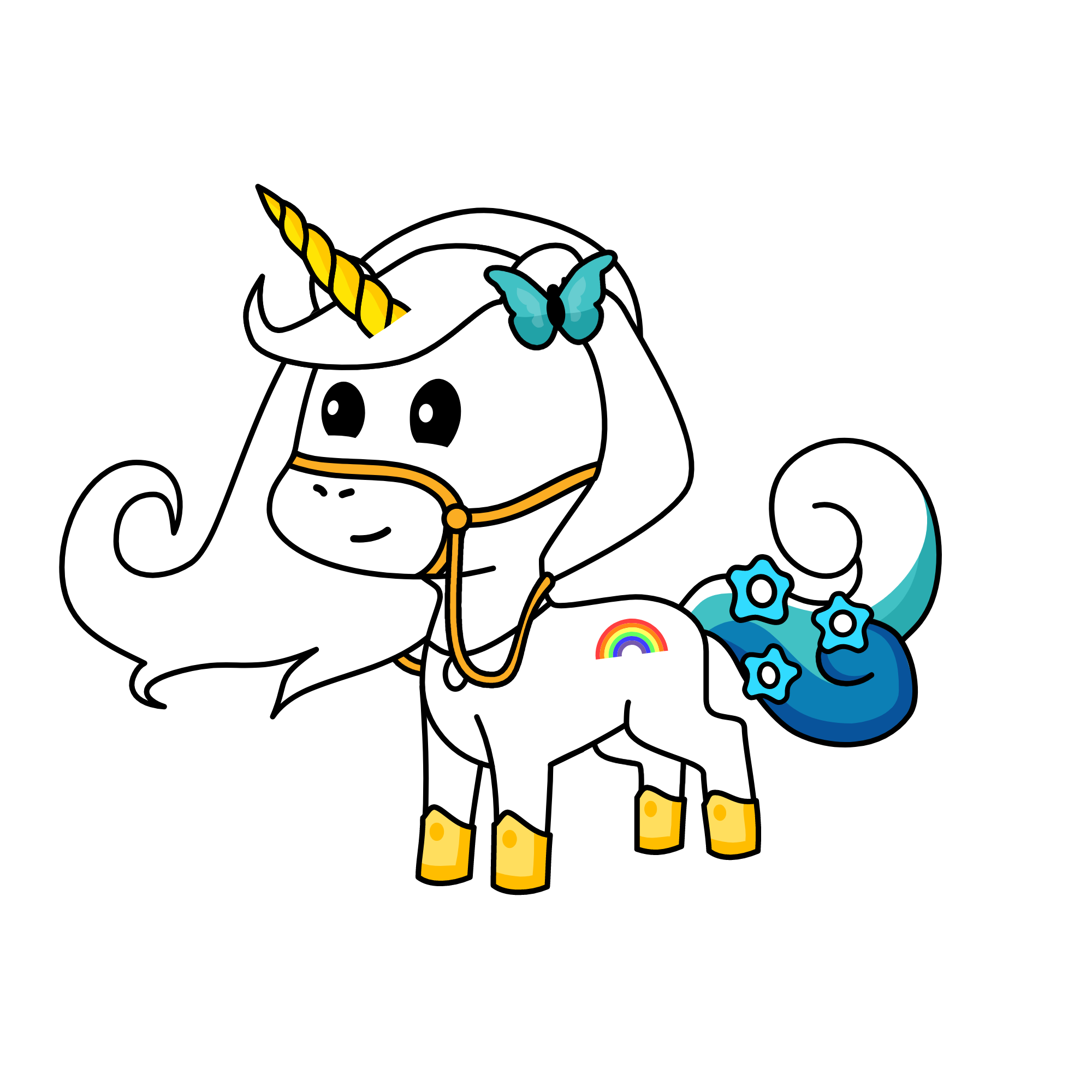 Snowy, the unicorn