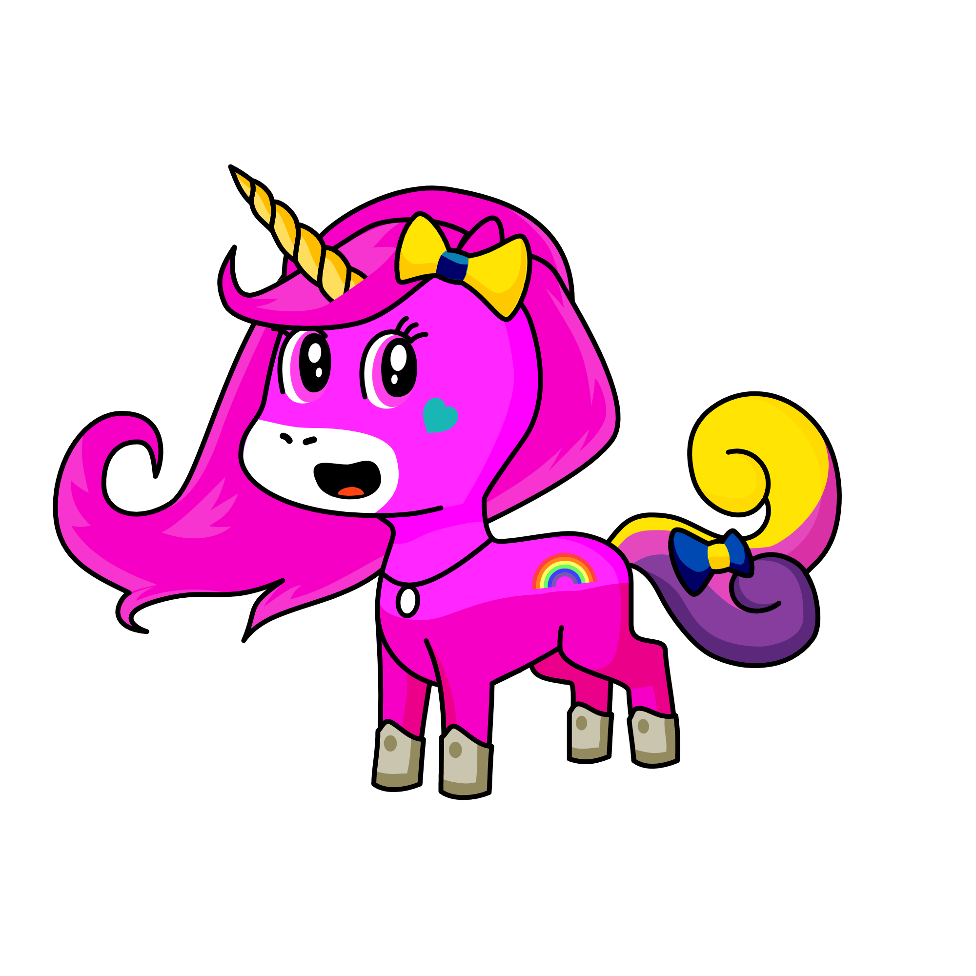 P, the unicorn