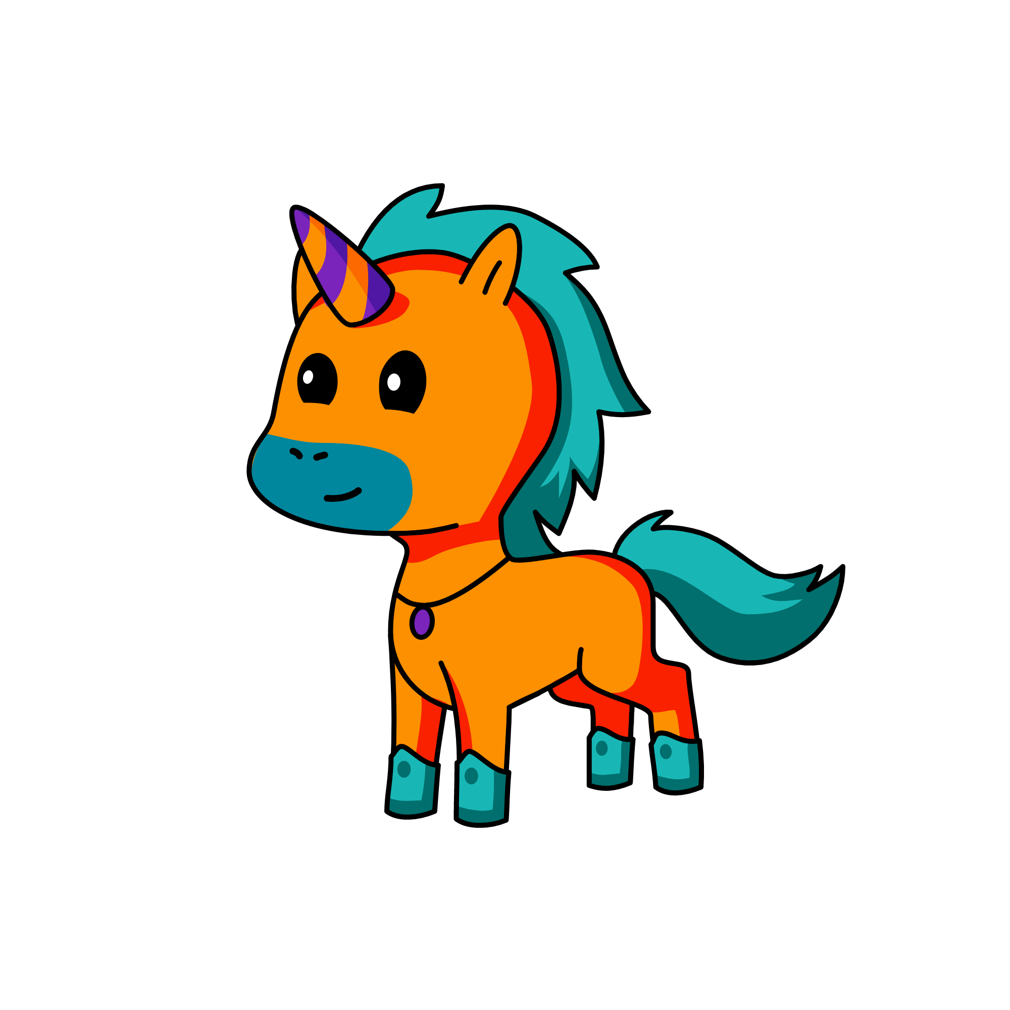 Monty Dumpling, the unicorn