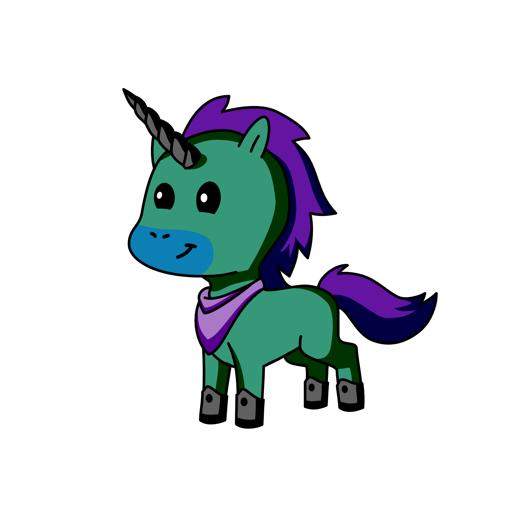 Mr. Rumptwinkle, the unicorn