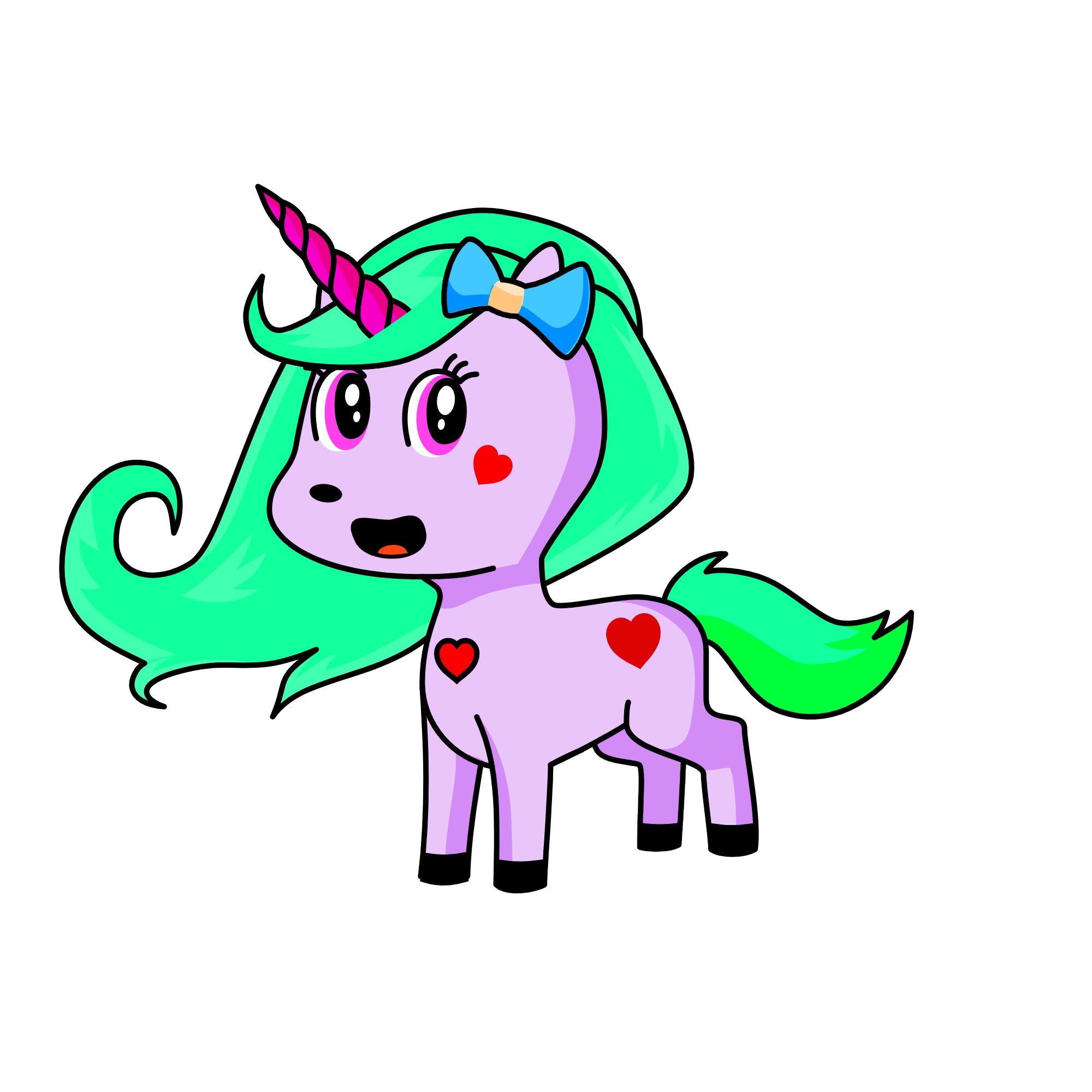bella, the unicorn