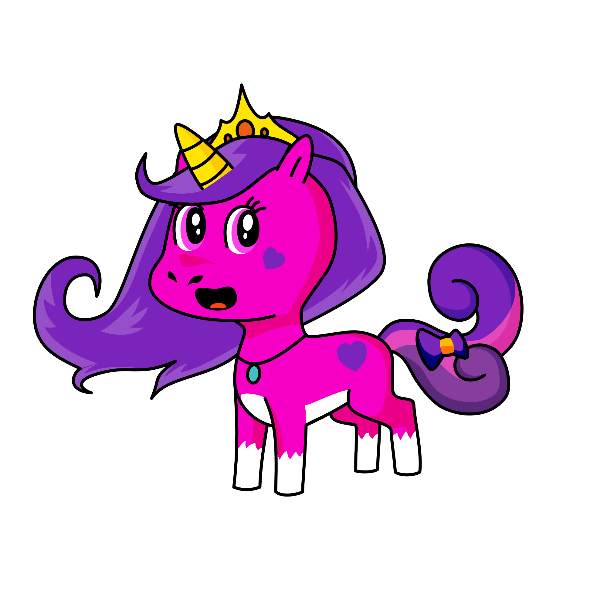 Strawberry, the unicorn