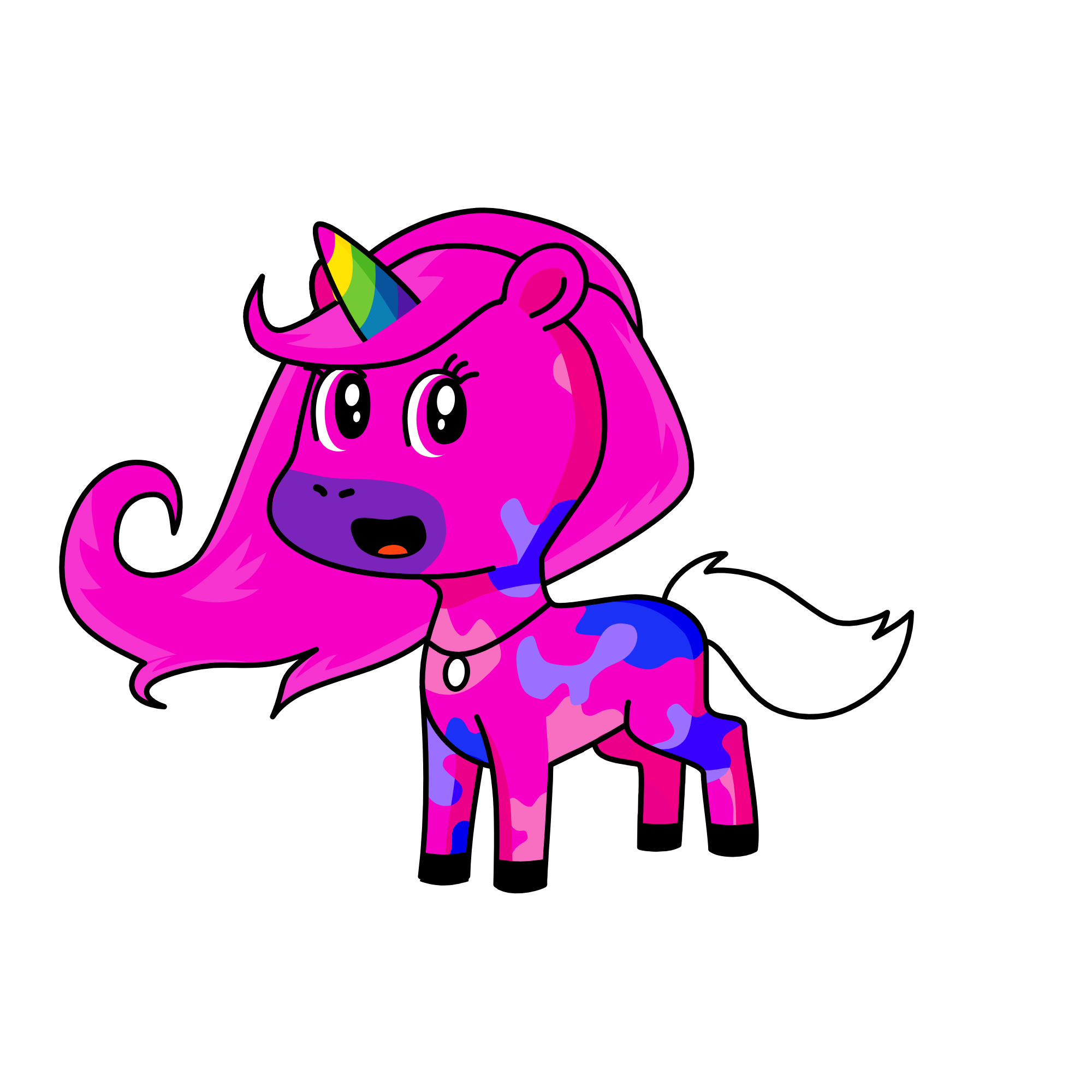 PINKY, the unicorn