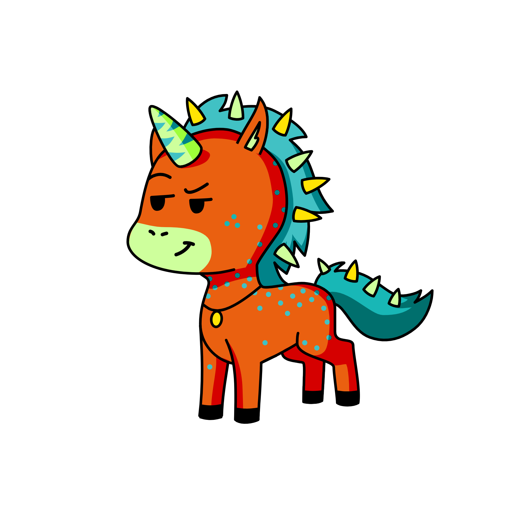 Melody, the unicorn