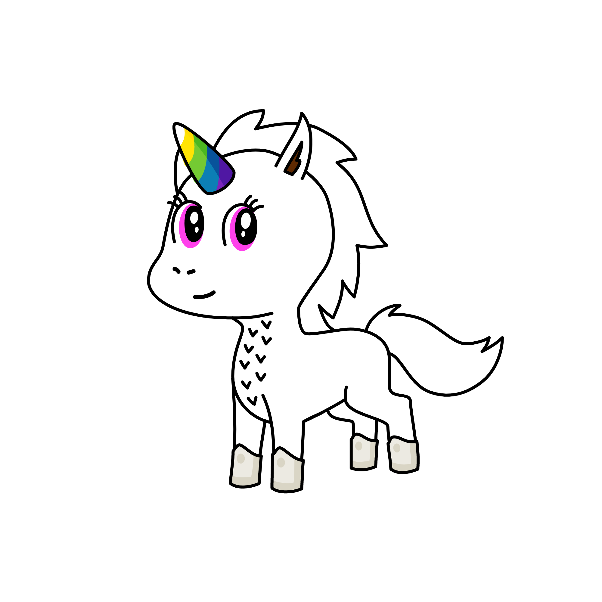 my messed up unicorn, the unicorn