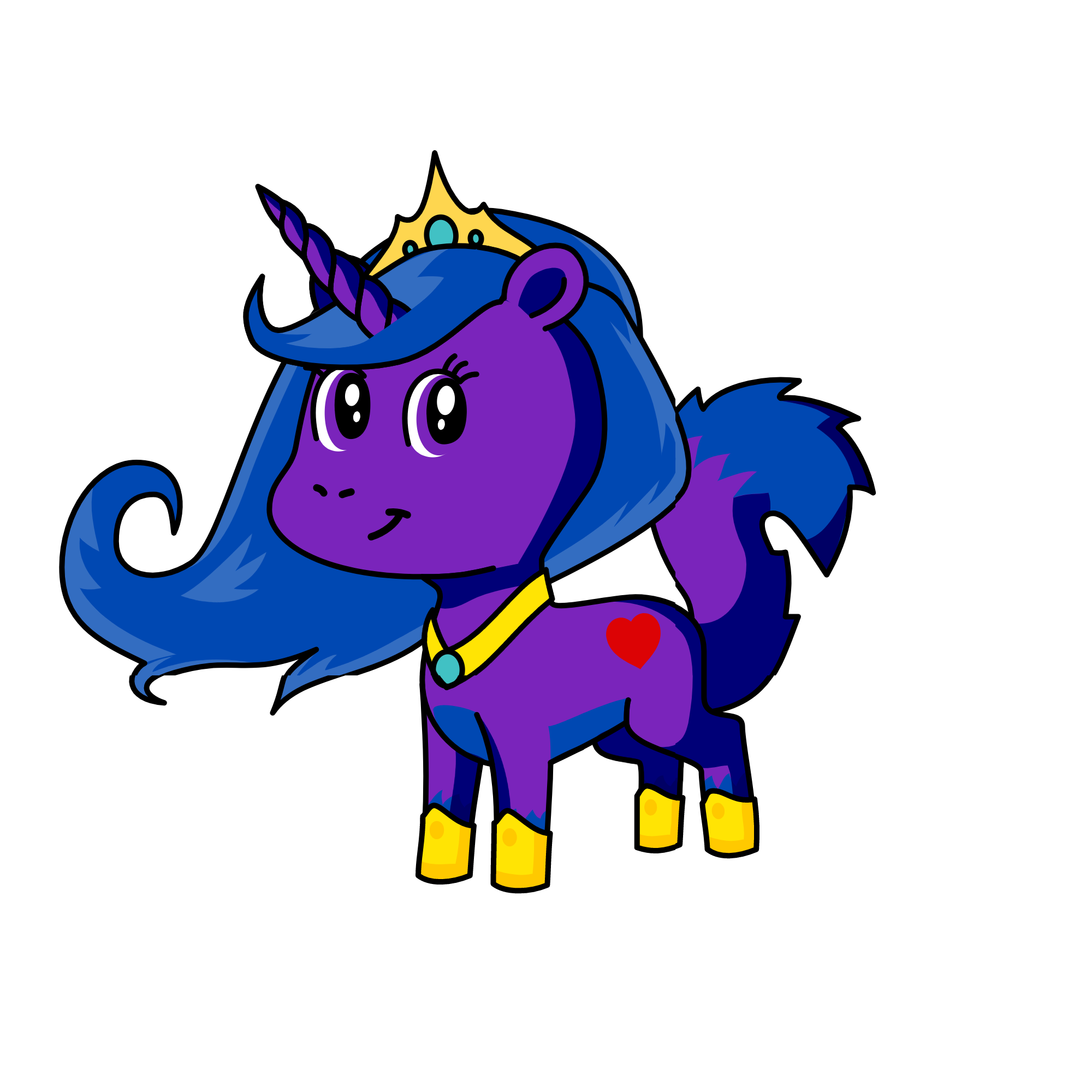 Moonlightwolf, the unicorn