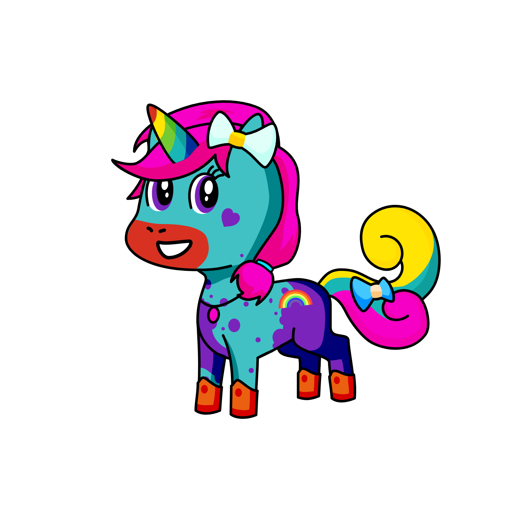 rainbow, the unicorn
