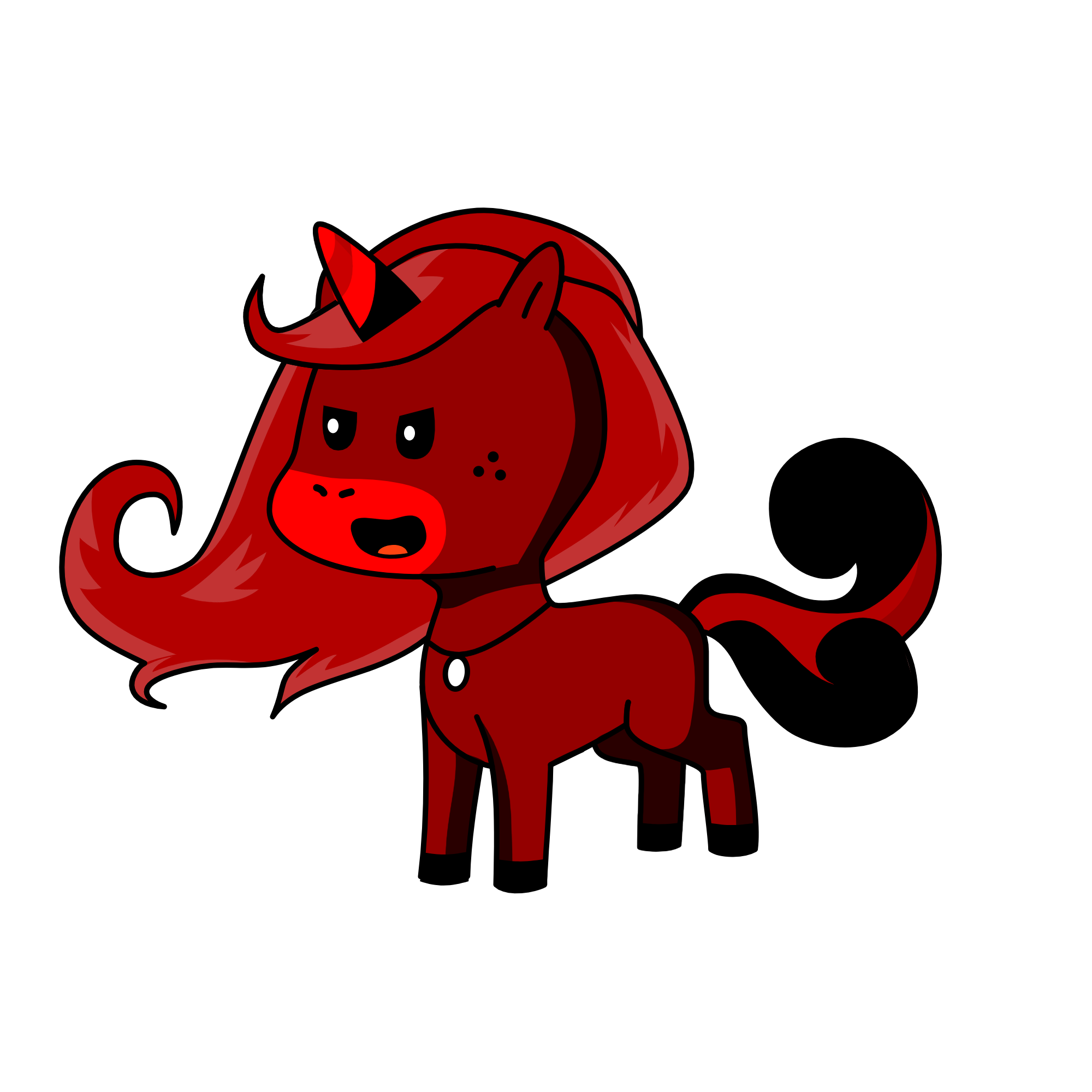 crazy, the unicorn