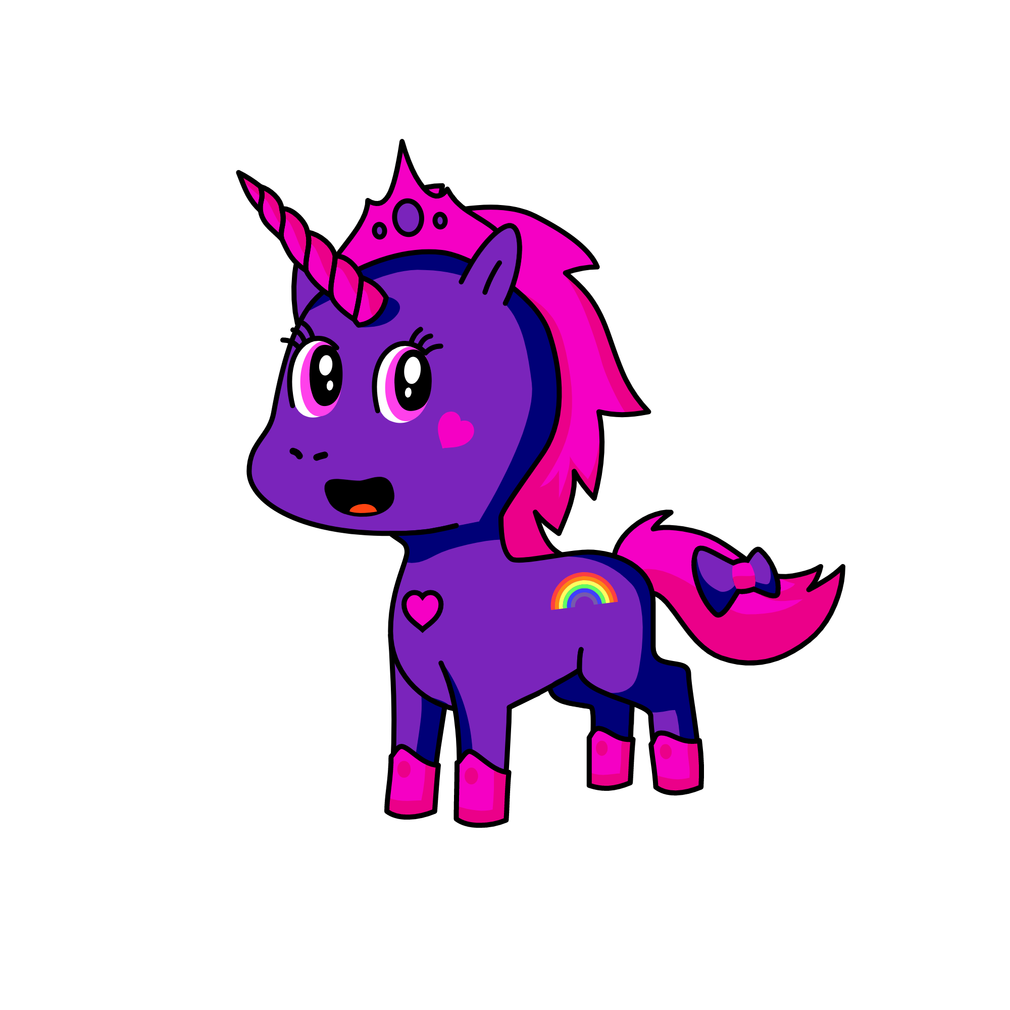 rainbow, the unicorn