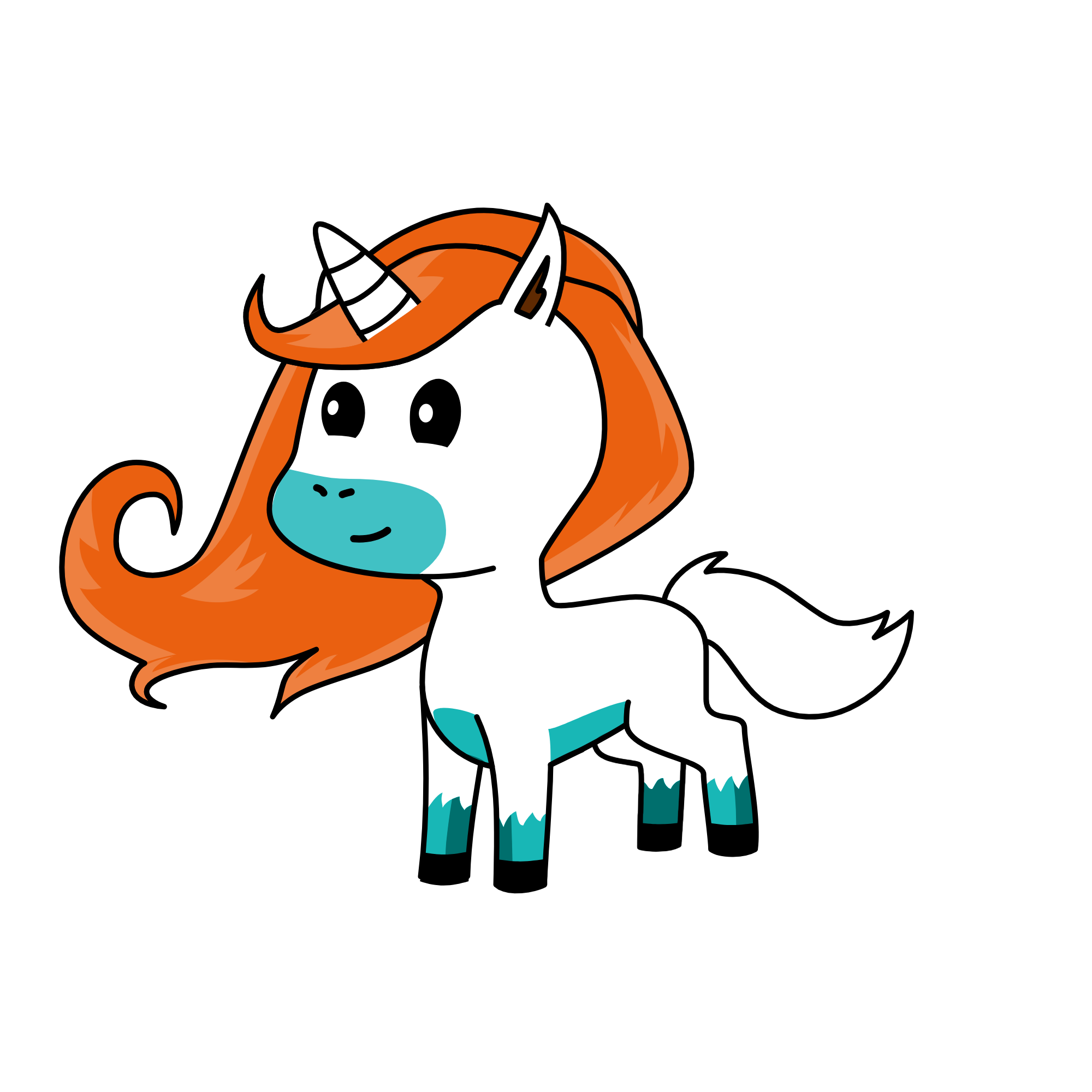 blueberry, the unicorn