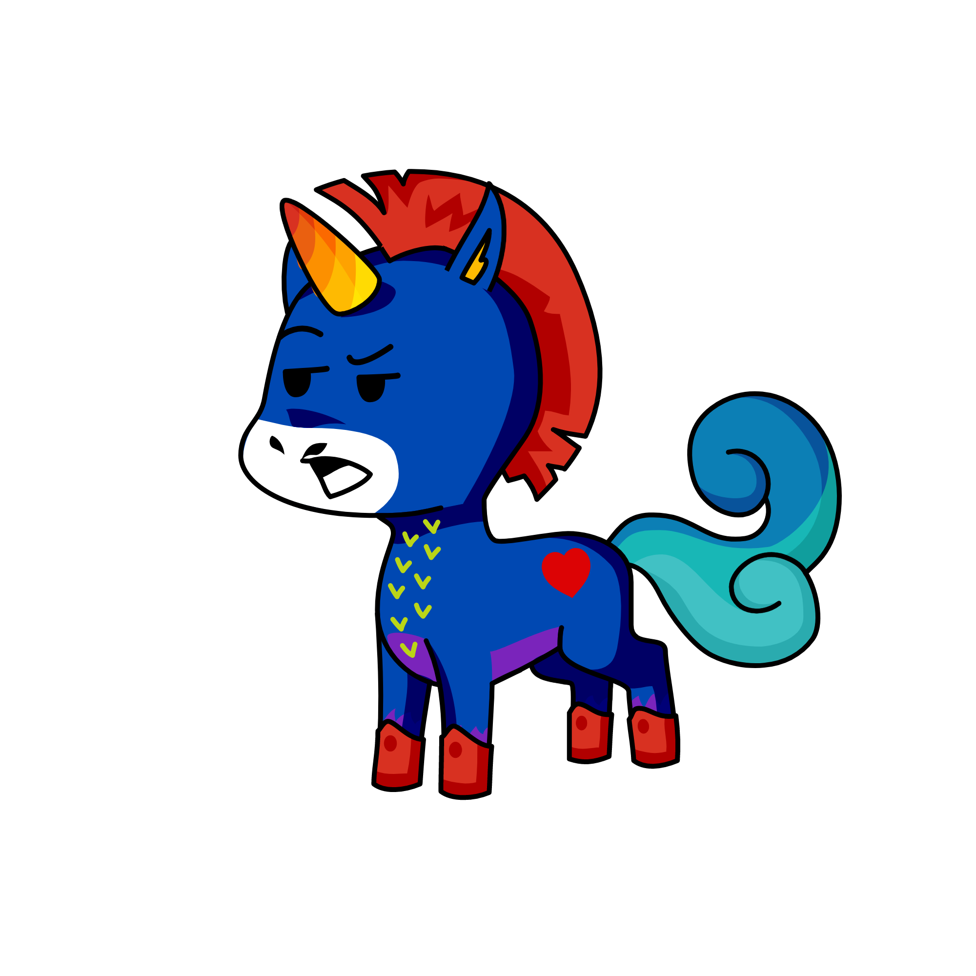 nene, the unicorn