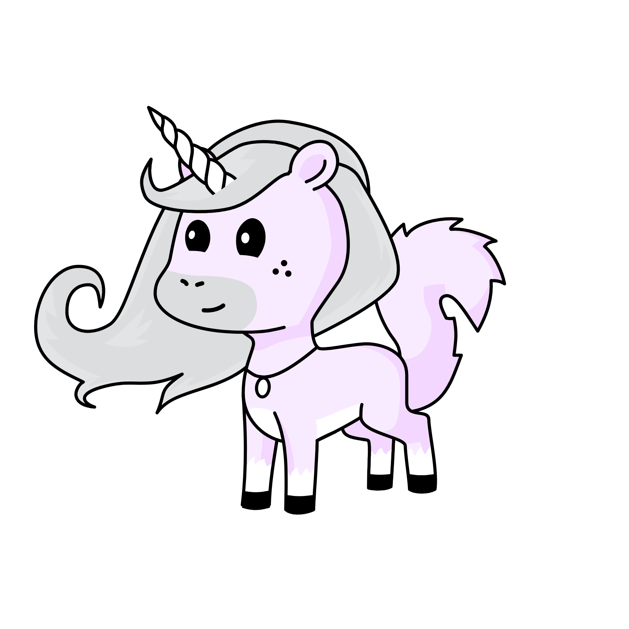 lavender, the unicorn