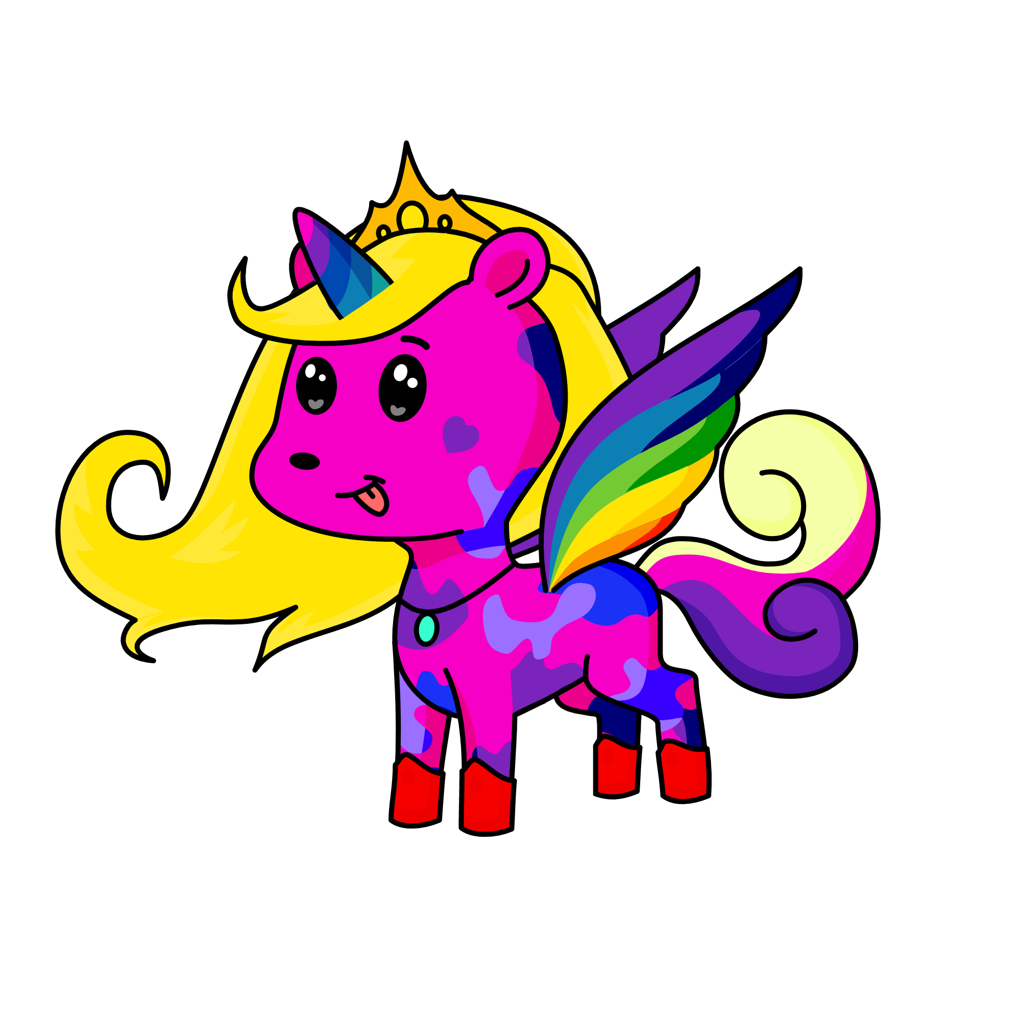 princess, the unicorn