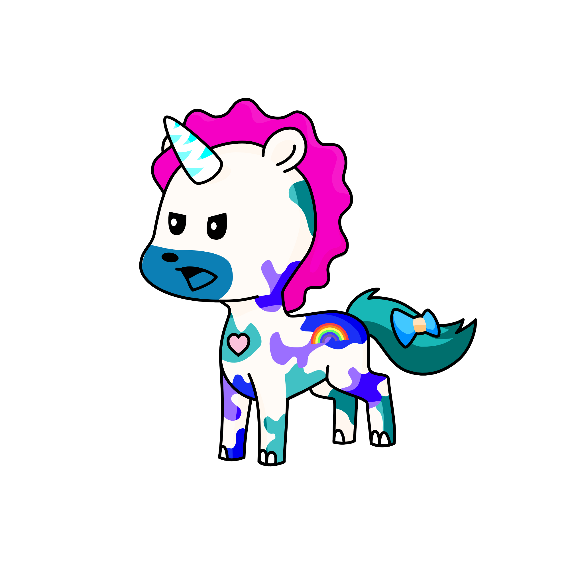 blu boyyy, the unicorn