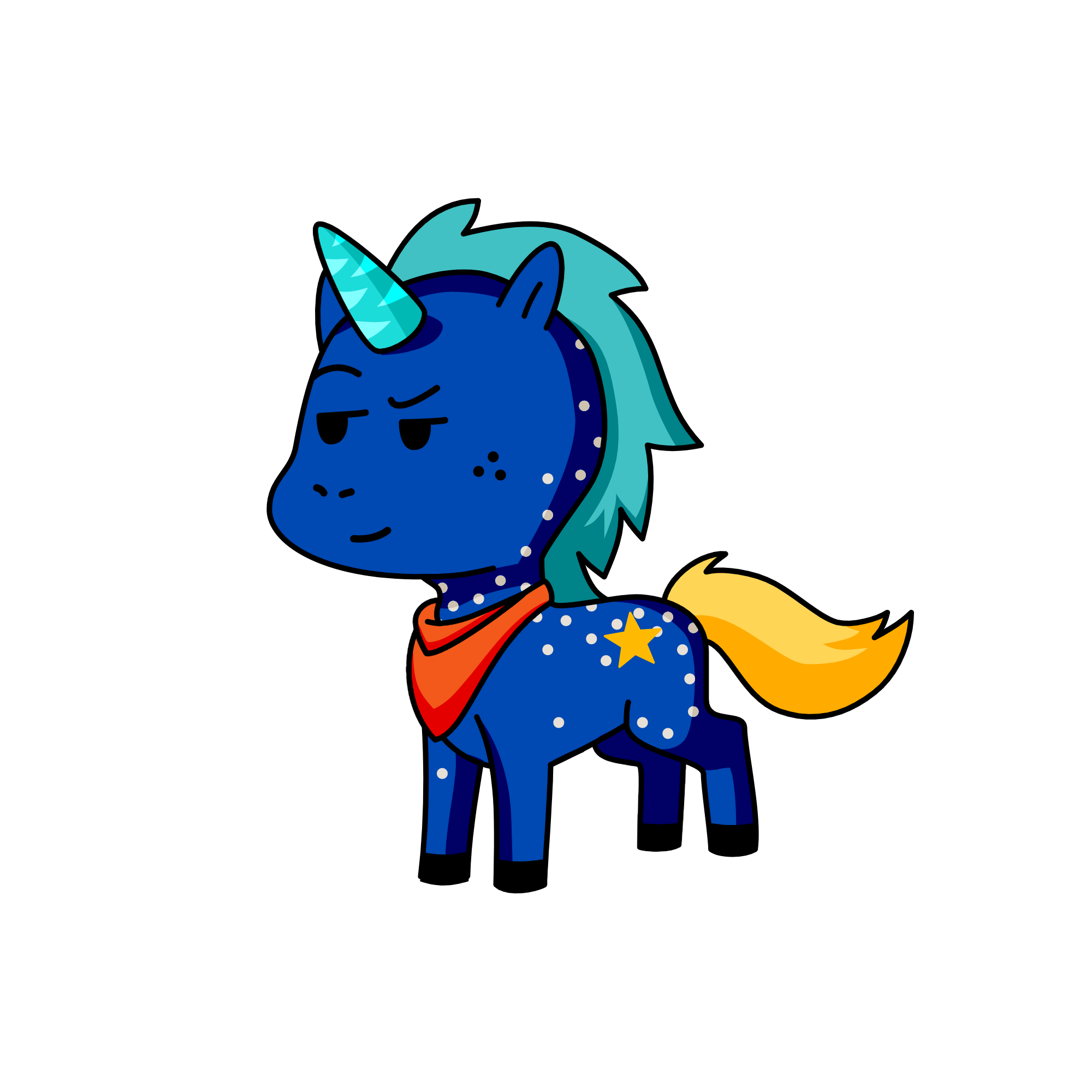 death_skull, the unicorn