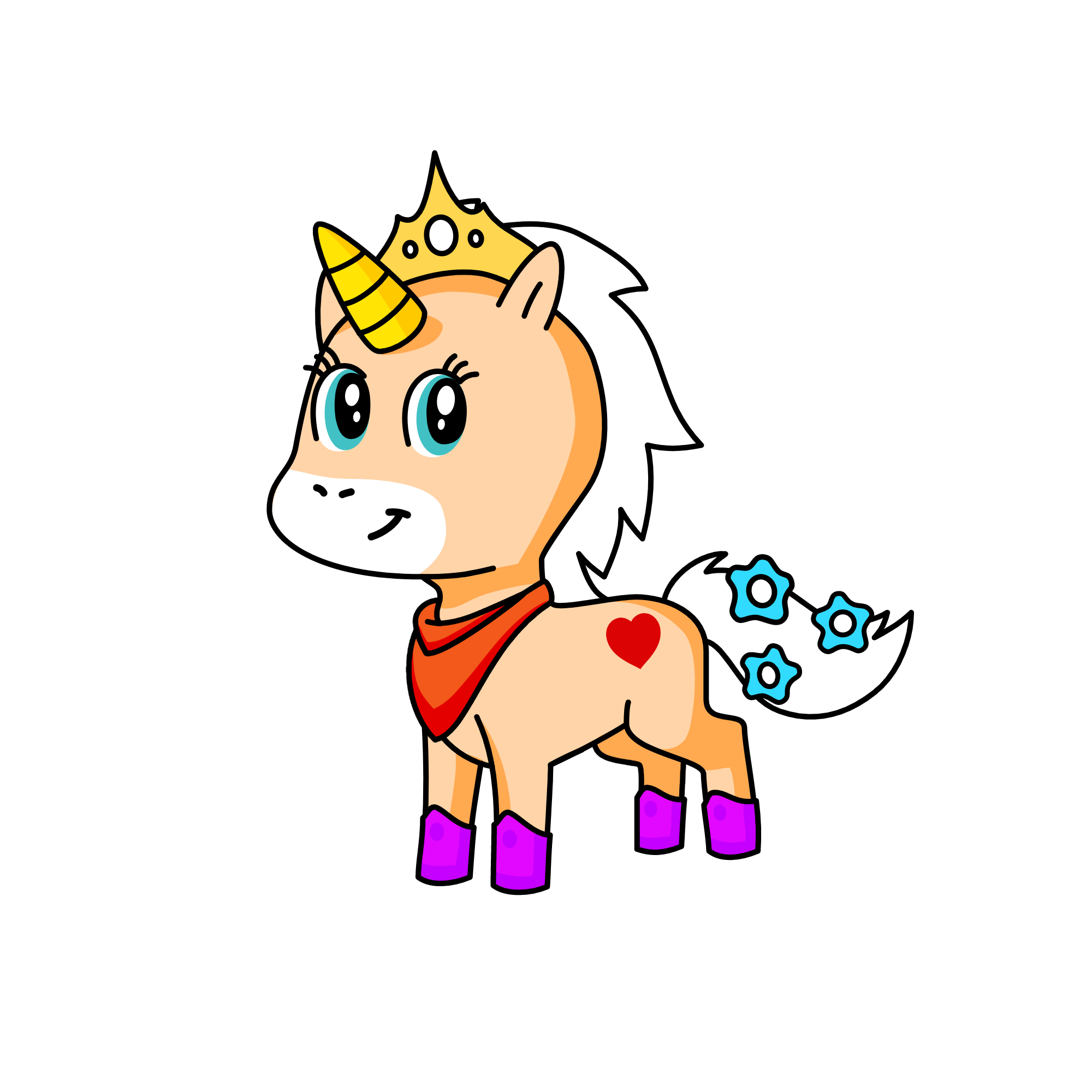 pinky, the unicorn