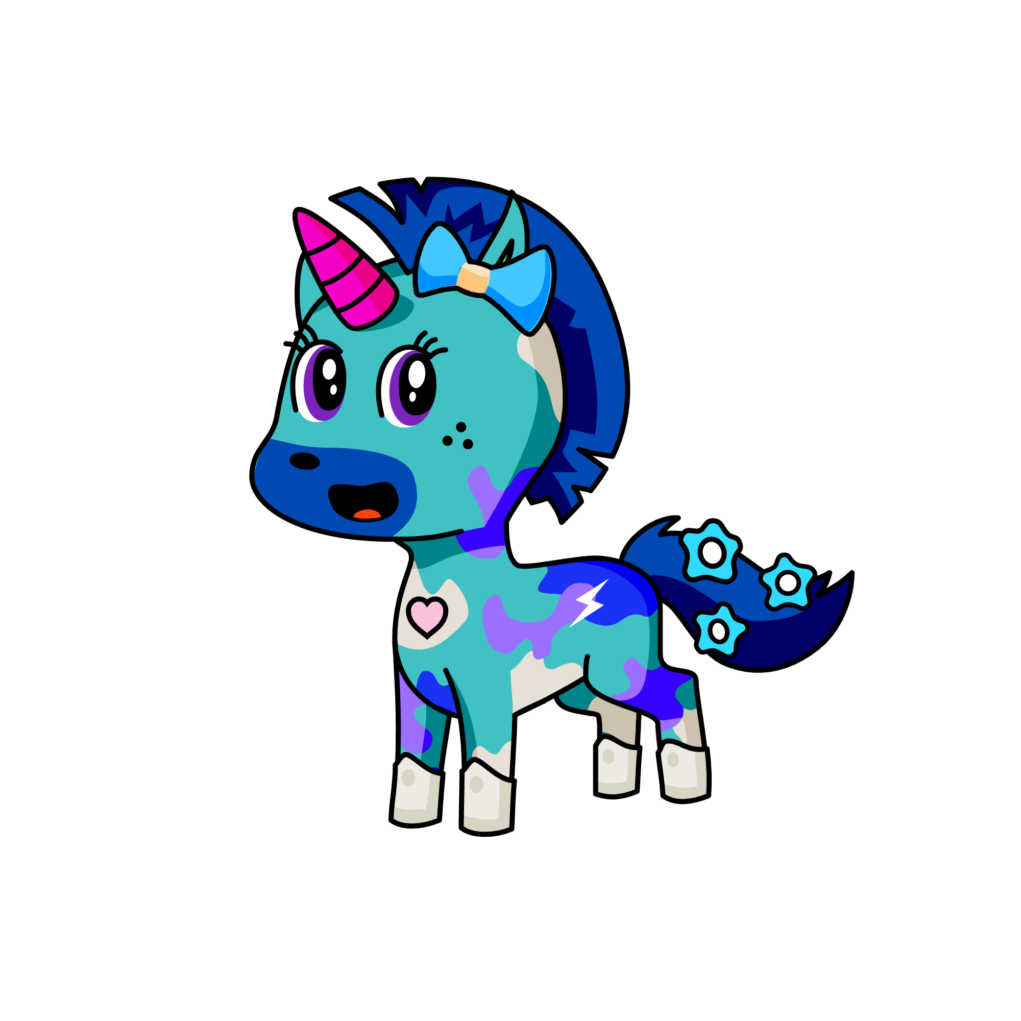 different , the unicorn