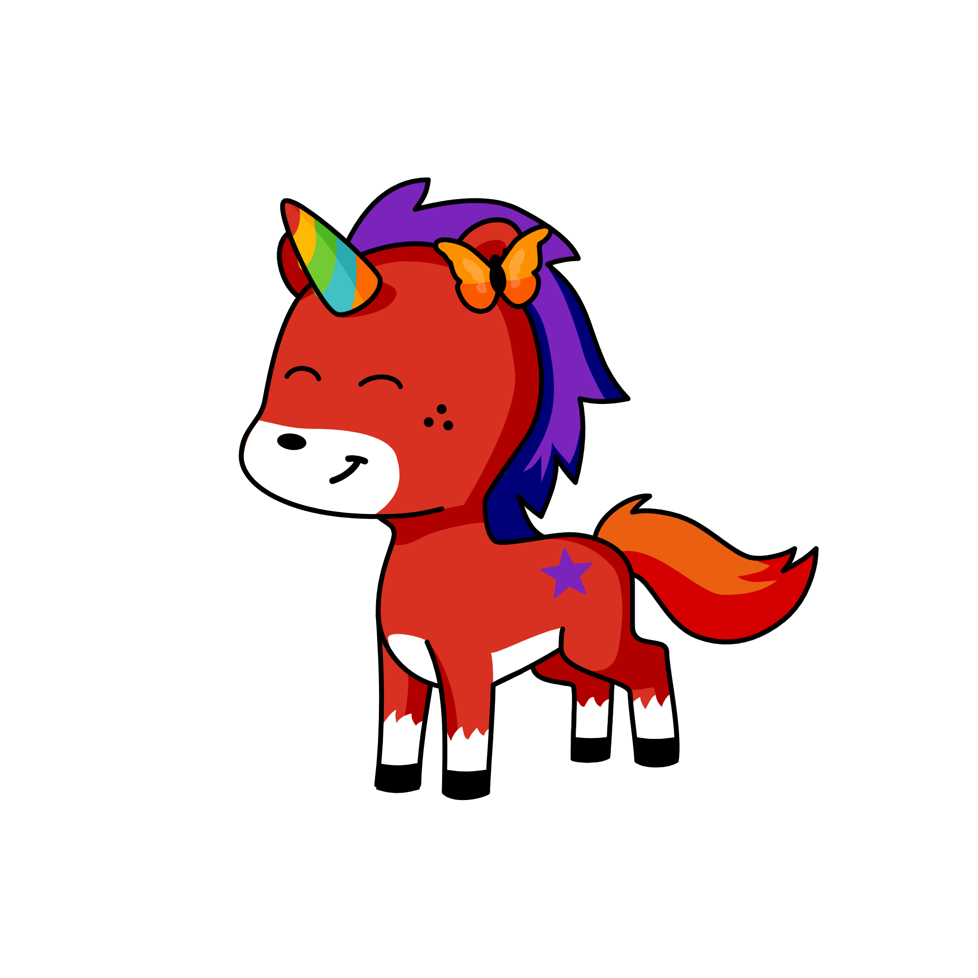 Happines, the unicorn