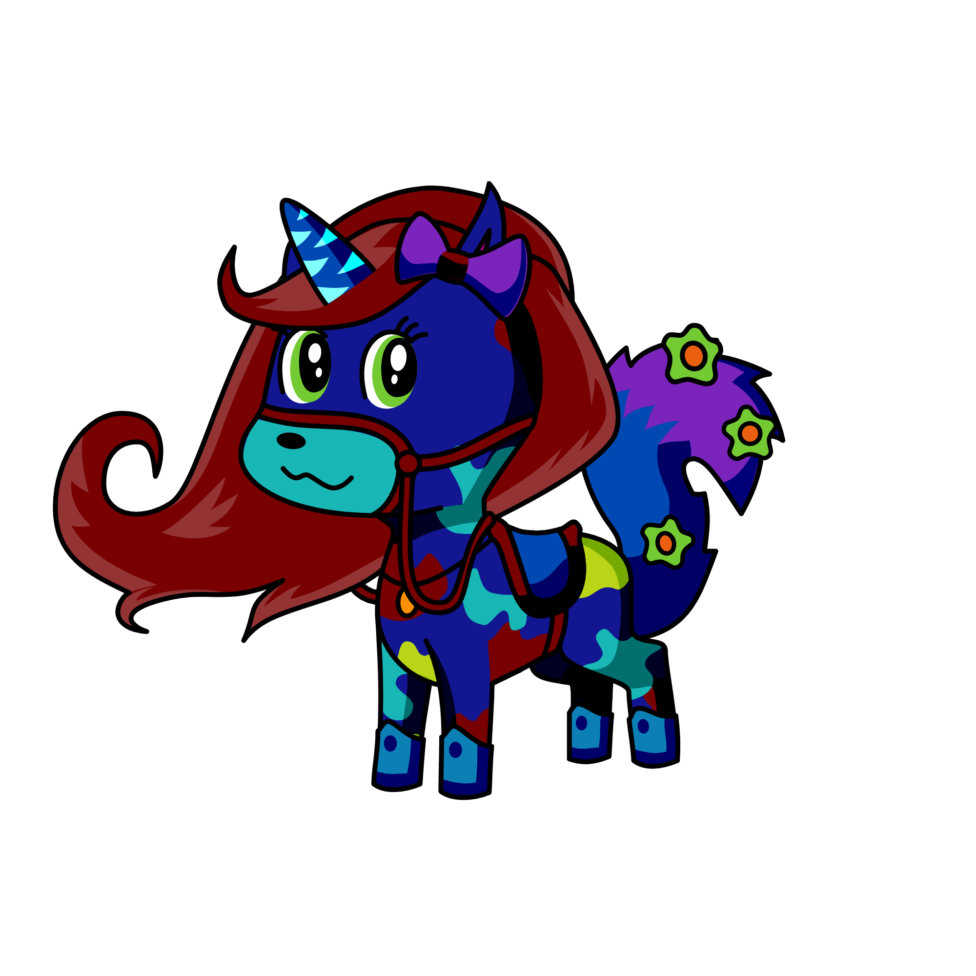 paint, the unicorn