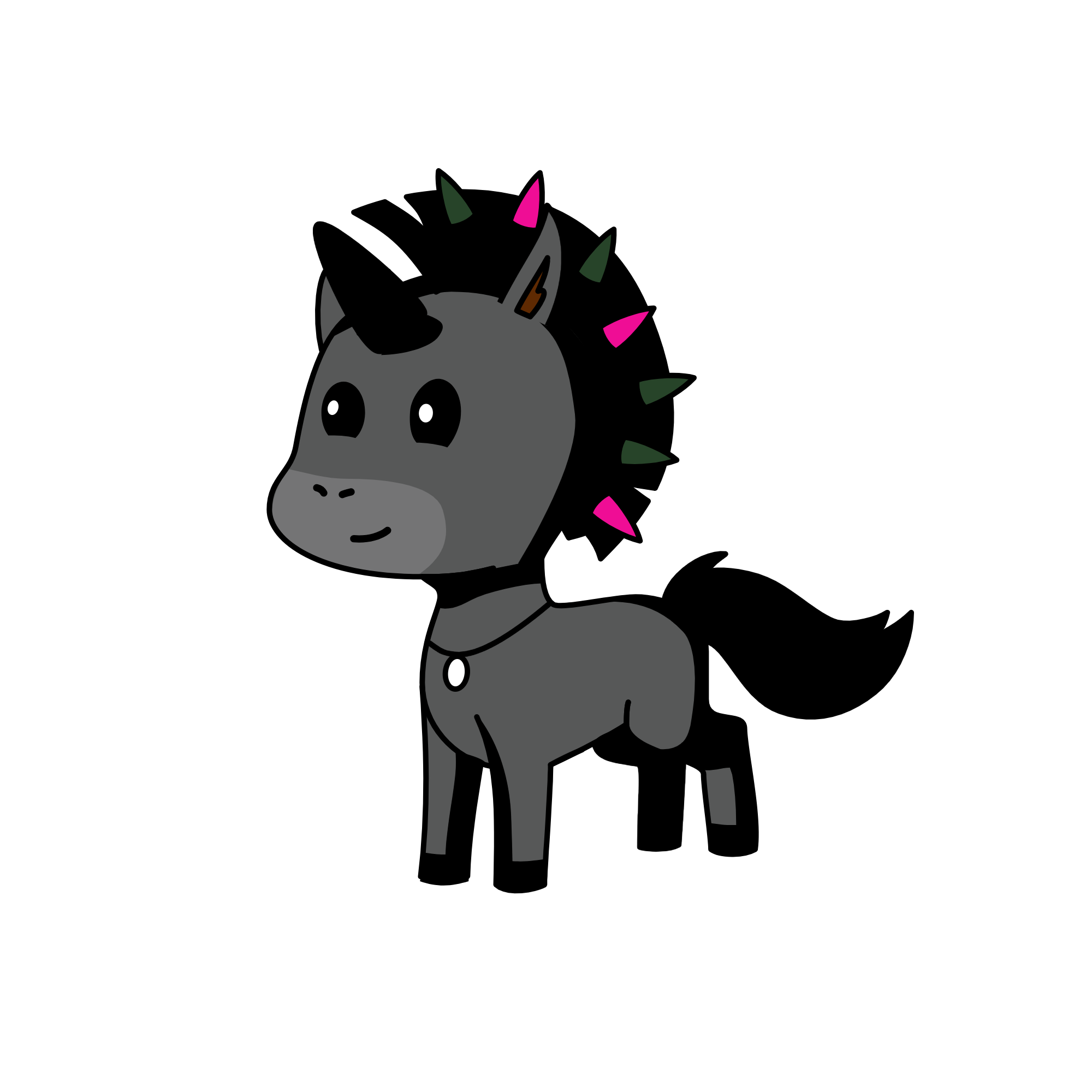 darky, the unicorn