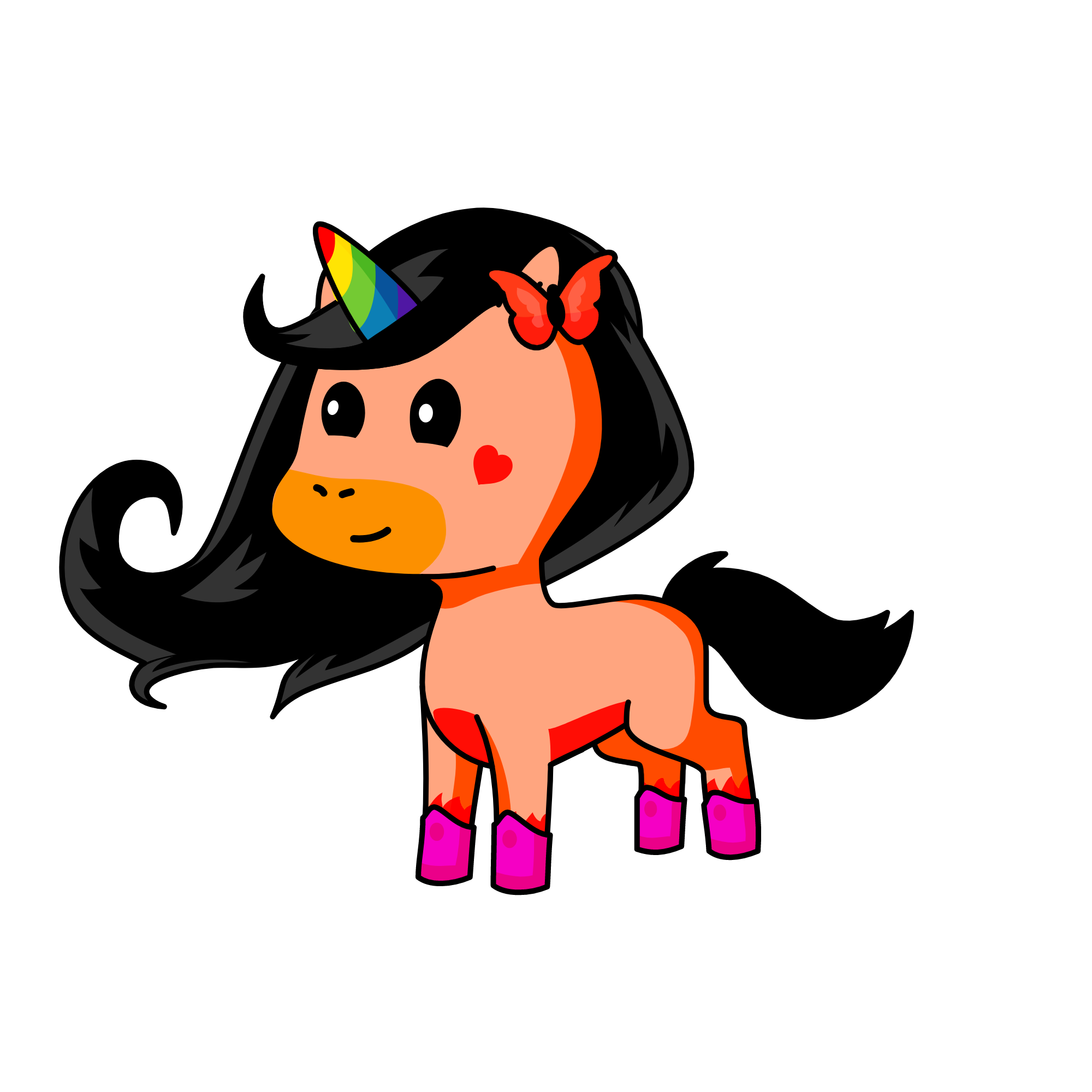 cool, the unicorn